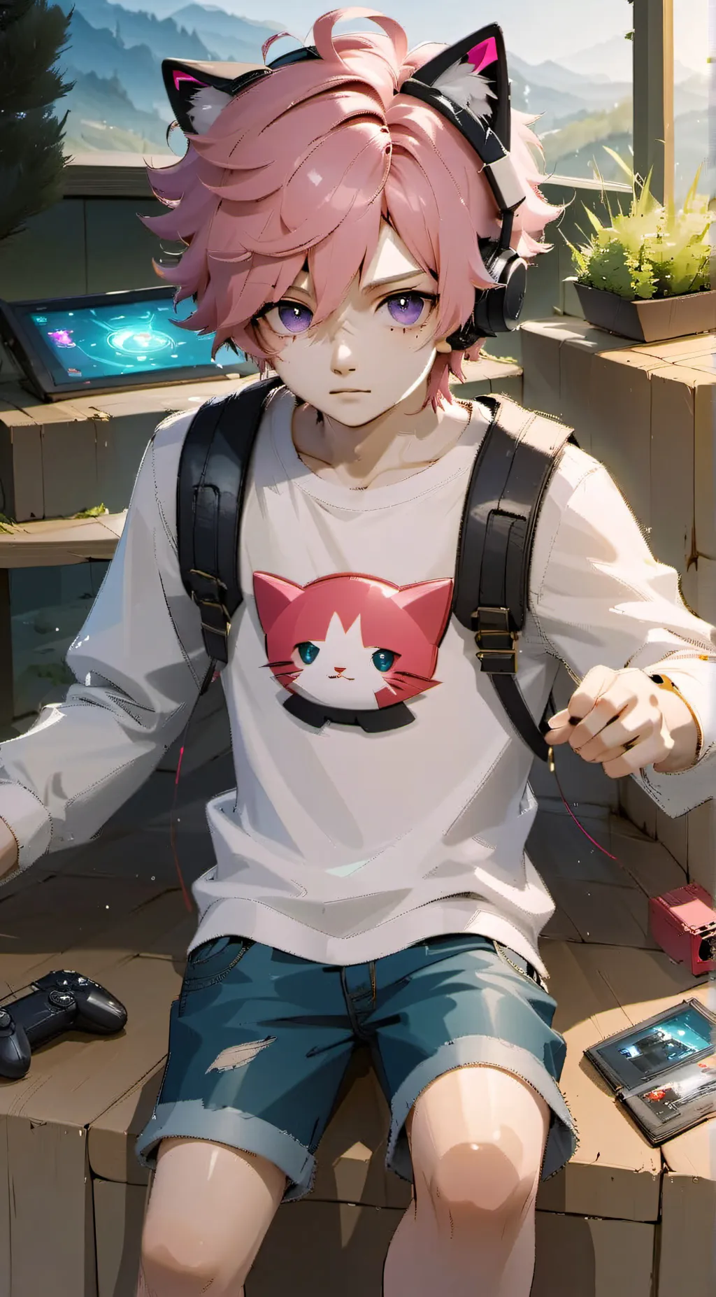 ai character: Çyñdër (sin-der) background