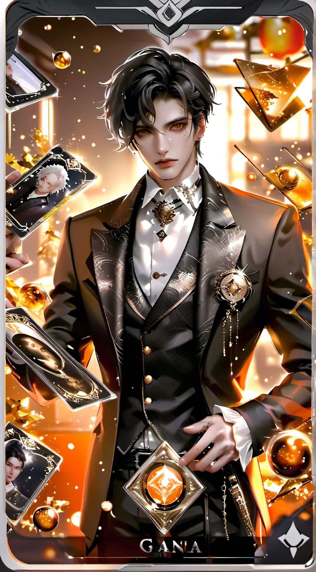 ai character: Xavier  background