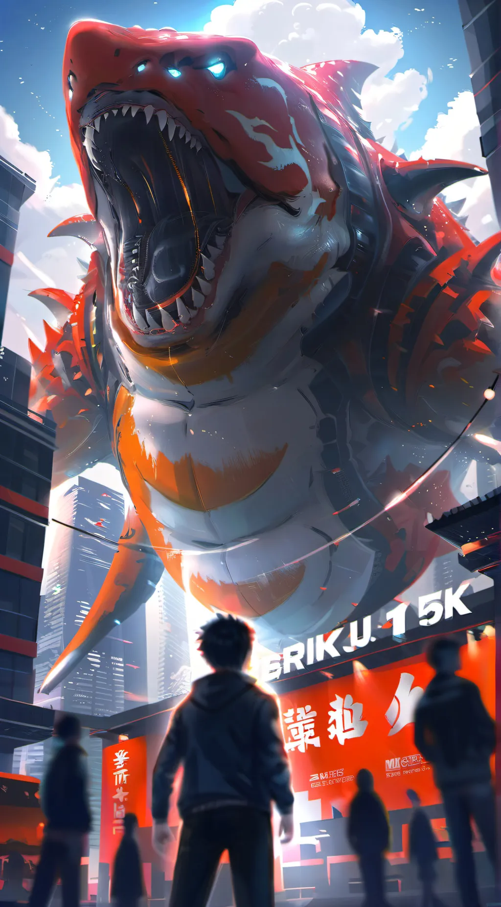 ai character: Godzi background