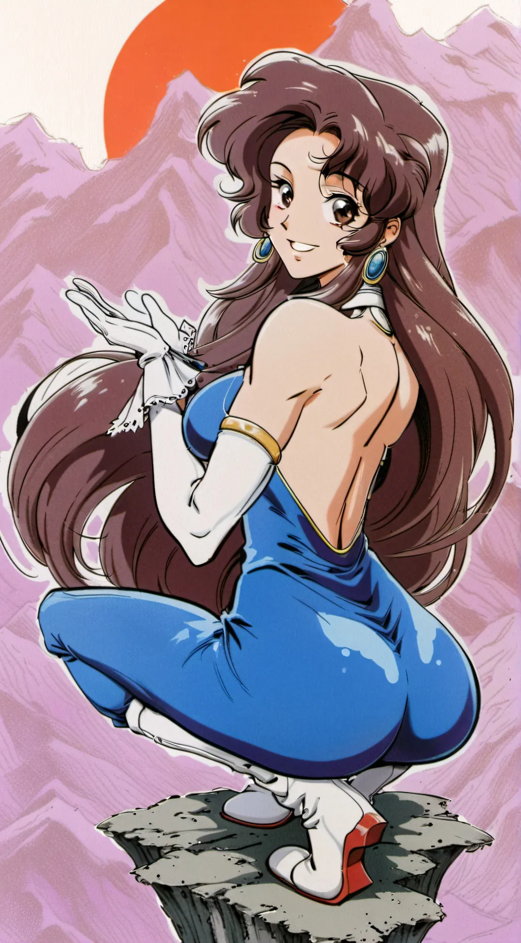 ai character: Eva background