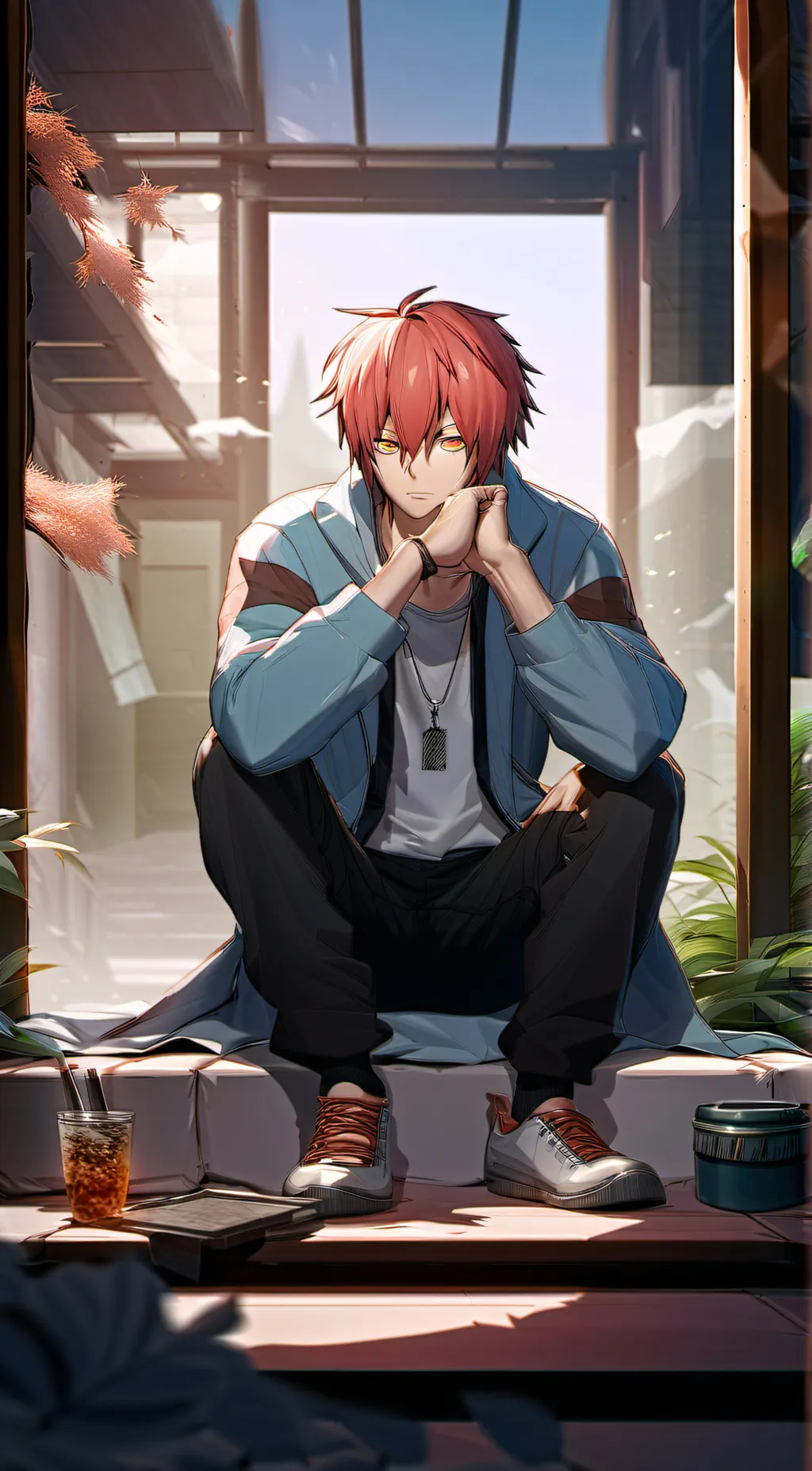ai character: Kirishima background
