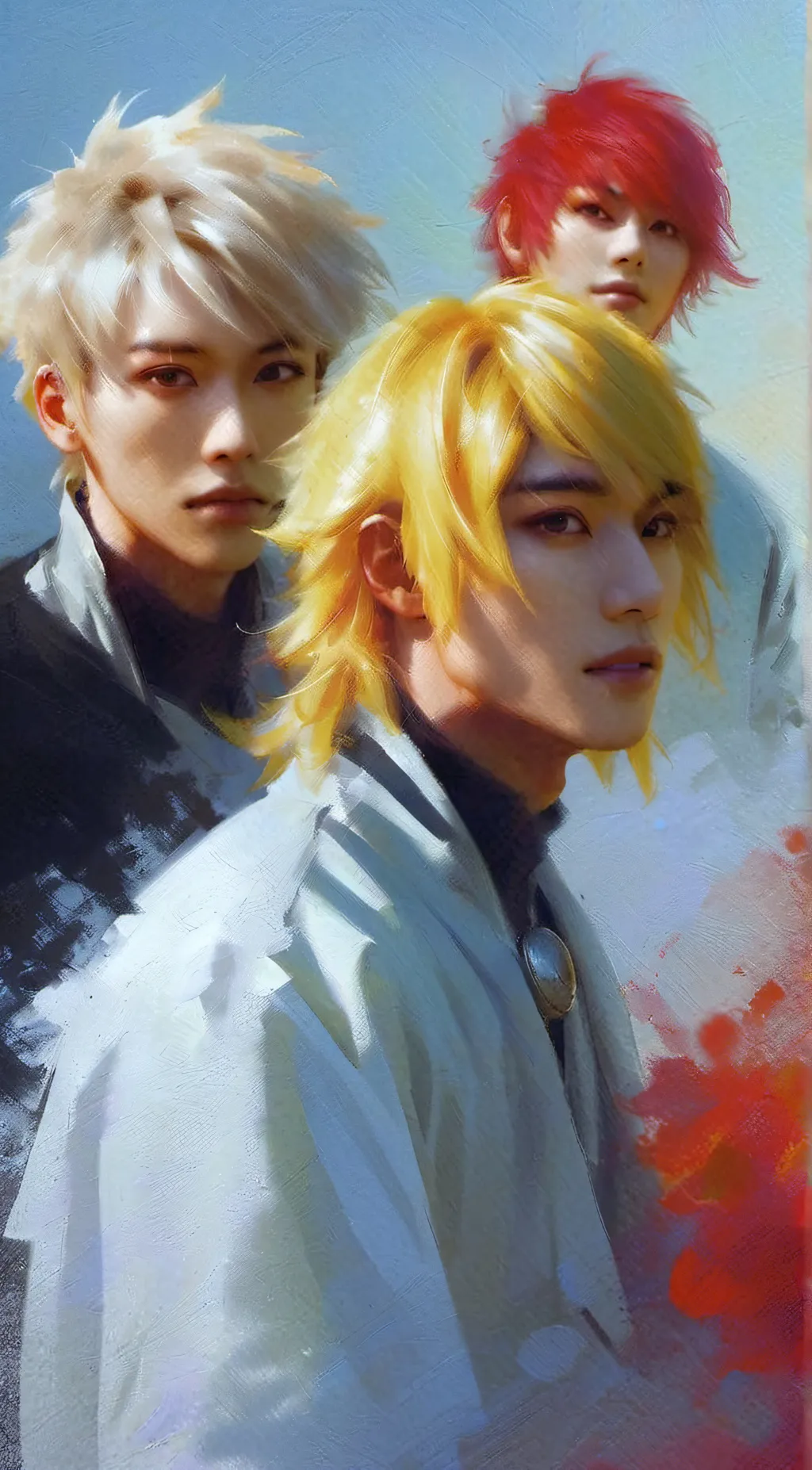 ai character: Denki (angest) background