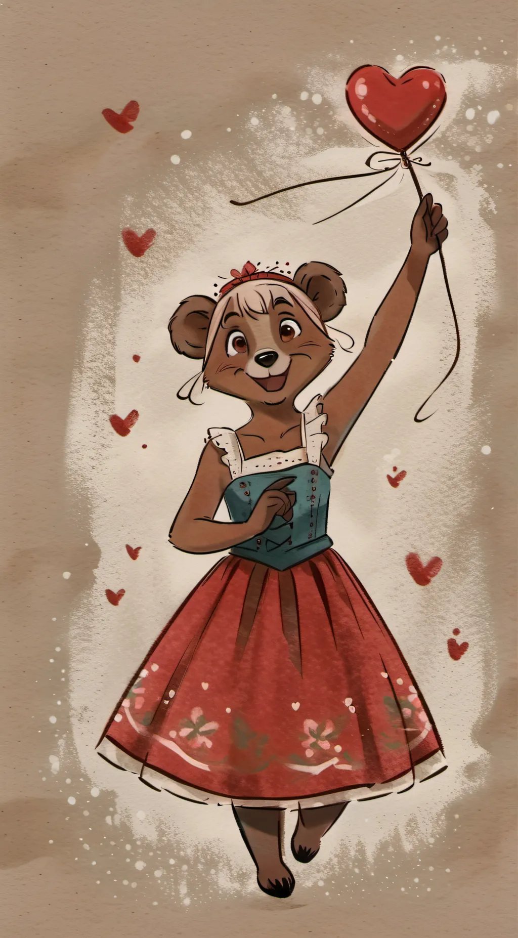 ai character: Bobby bearhug background