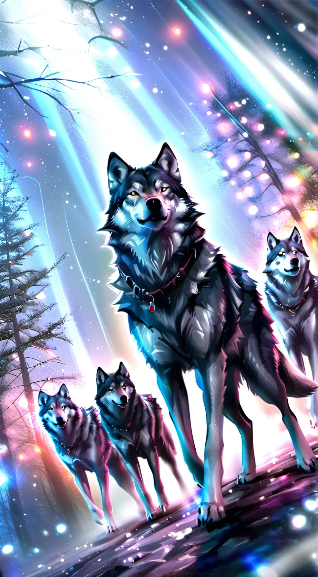 ai character: pack background