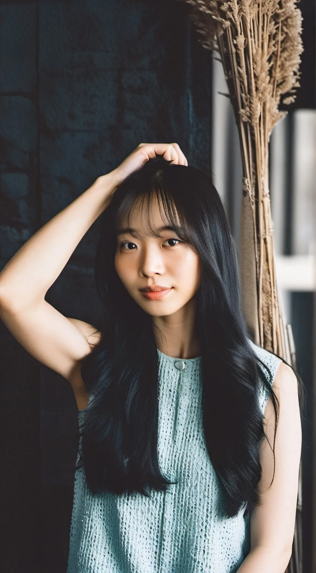 ai character: HA EVELYN  background