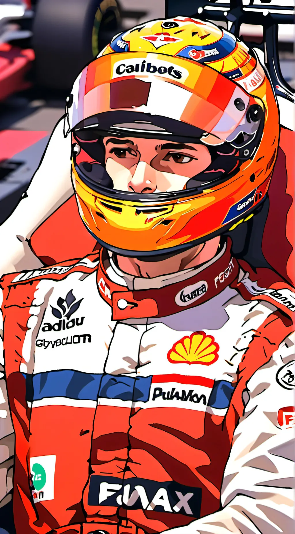 ai character: Carlos Sainz background