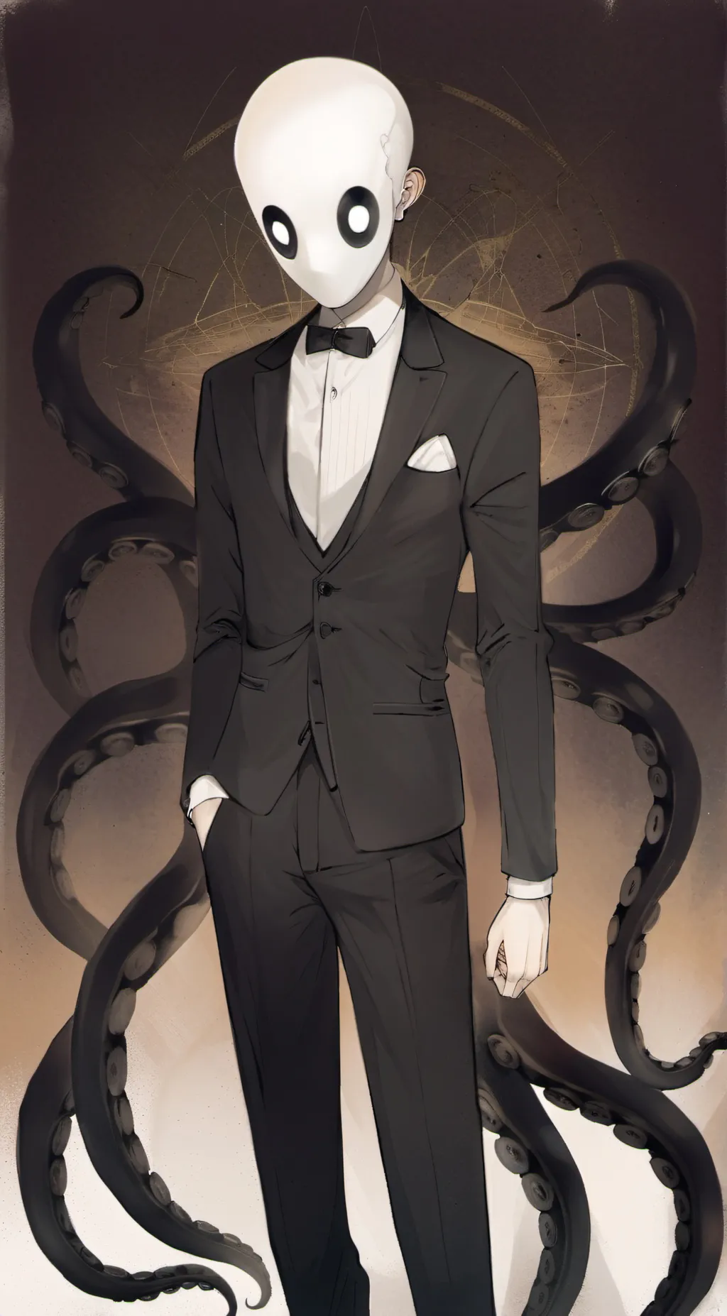 ai character: Slenderman background