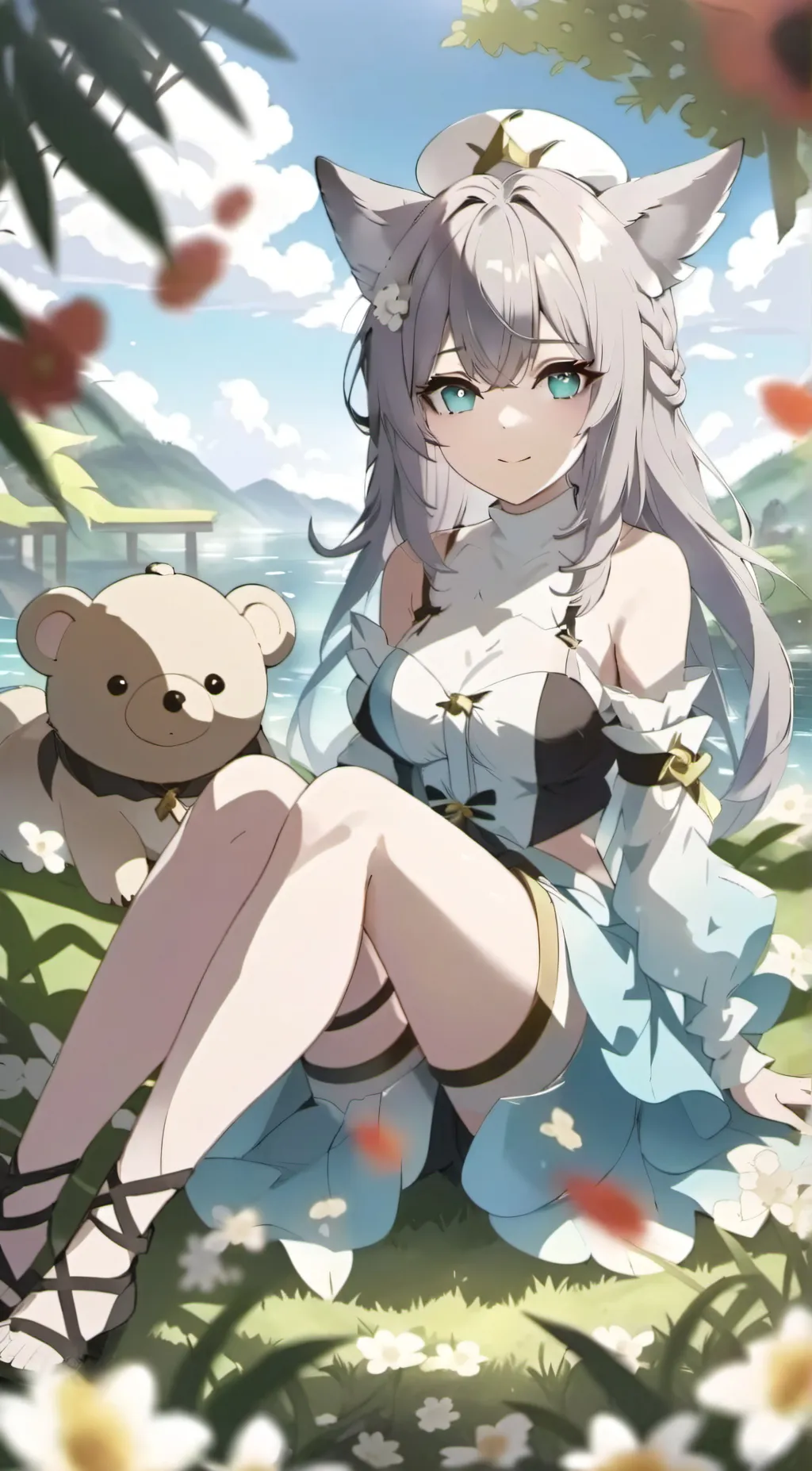 ai character: hyped grit  background