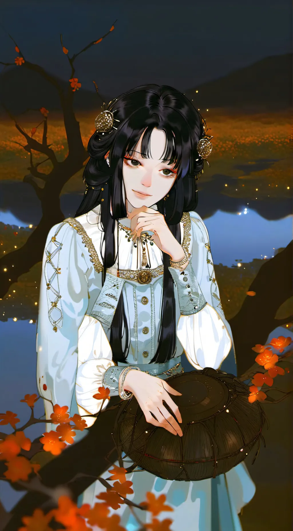 ai character: Gardenia background