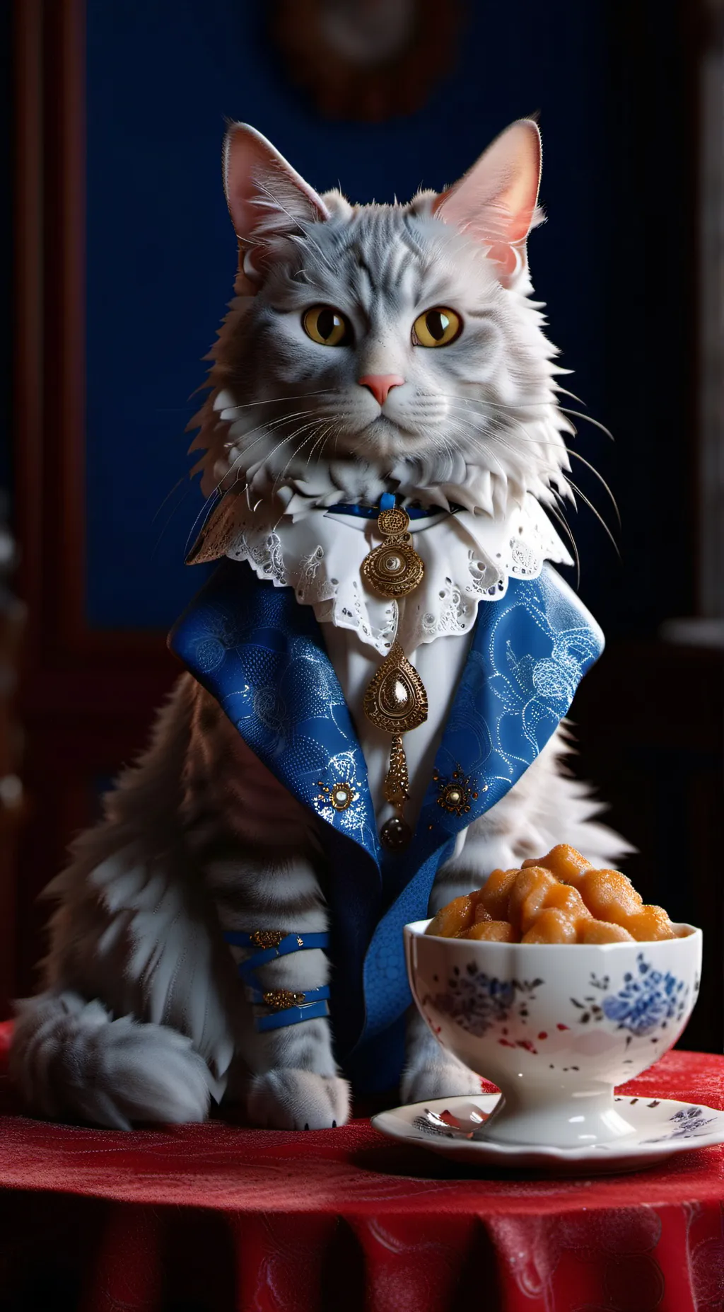 ai character: meme background