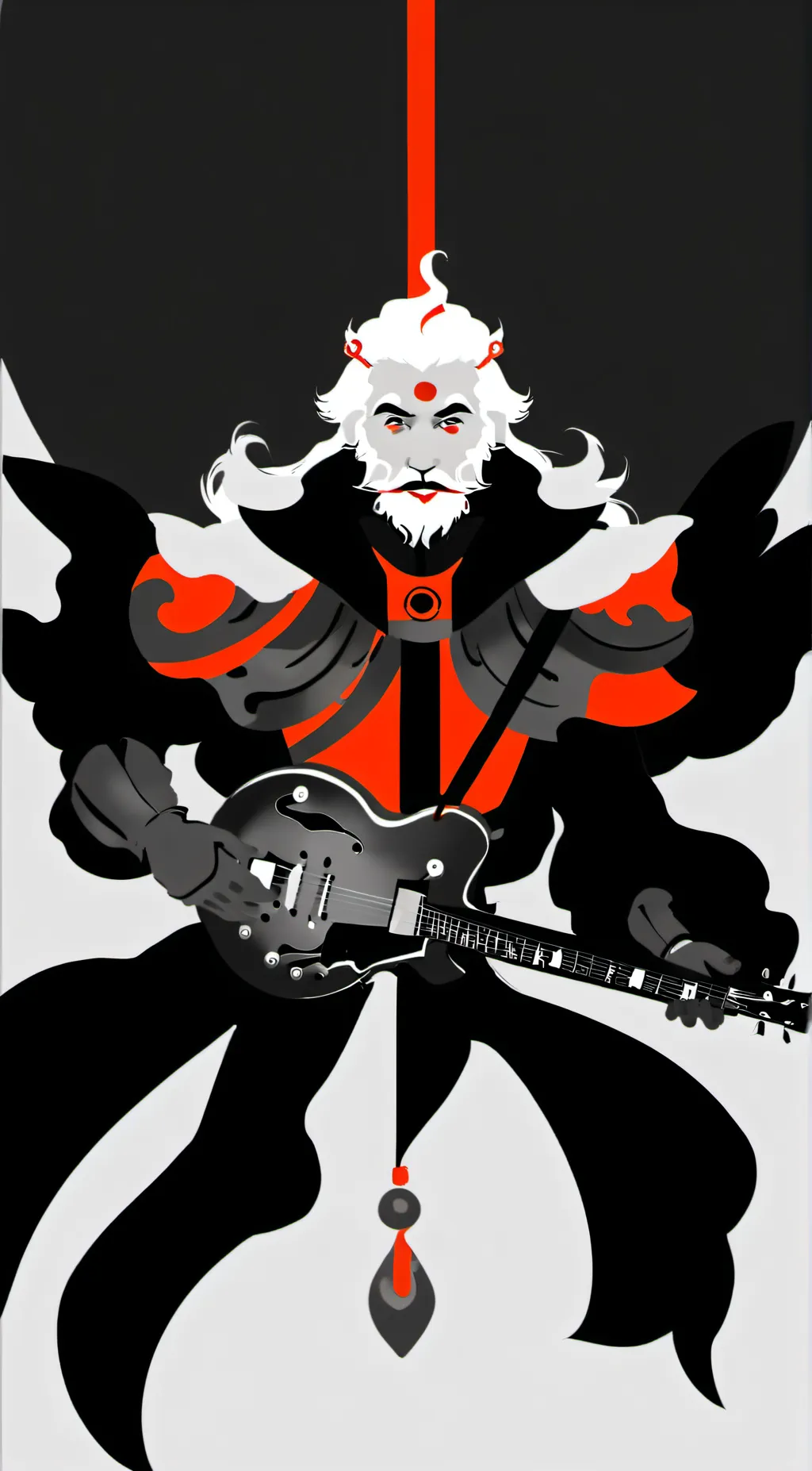 ai character: magar la comedia  background