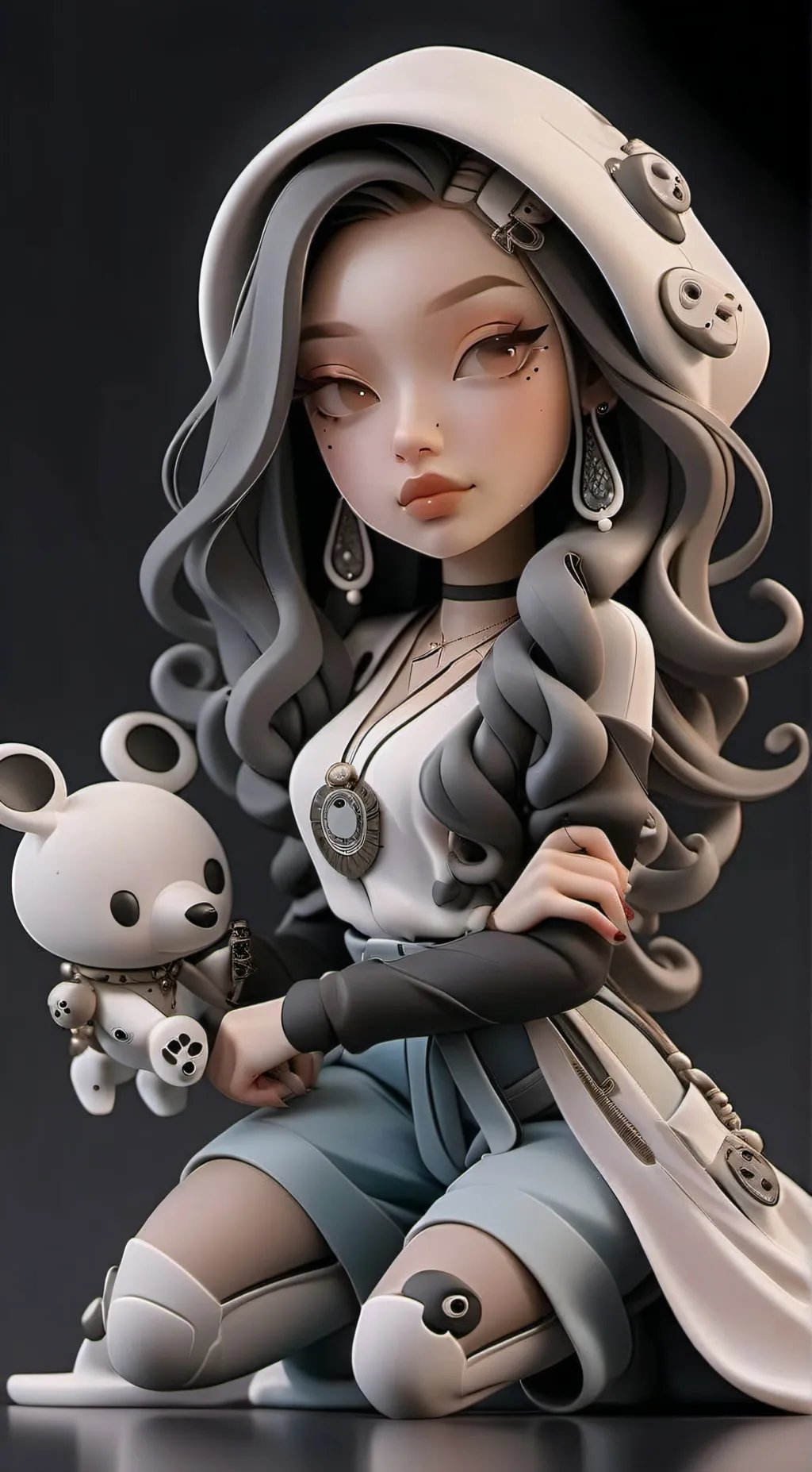 ai character: Lilly background