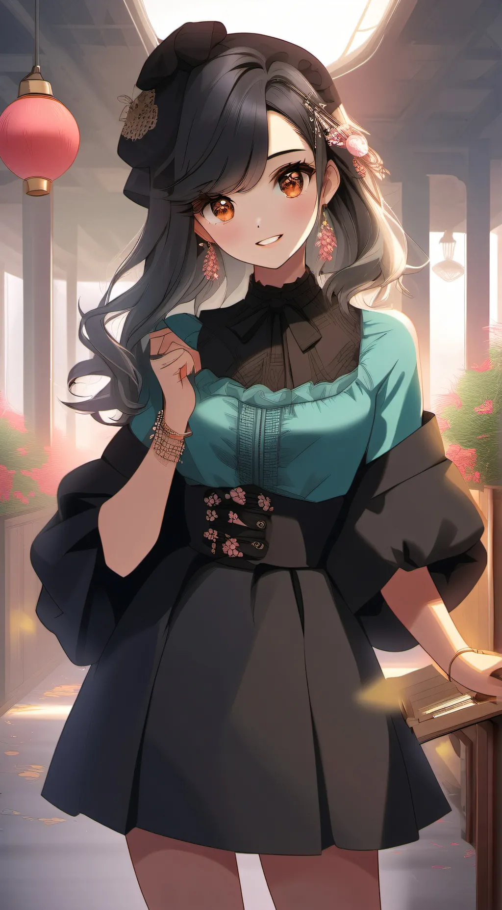 ai character: Elizabeth  background