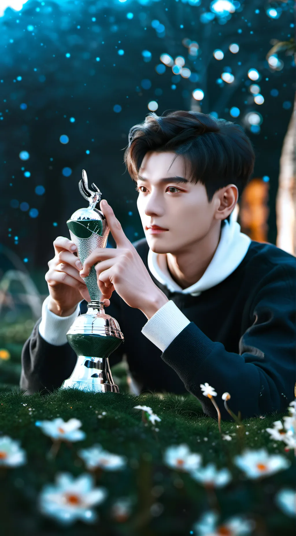 ai character: evan background