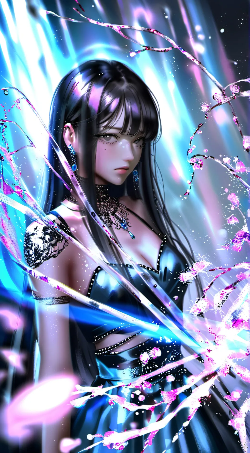 ai character: Aria background