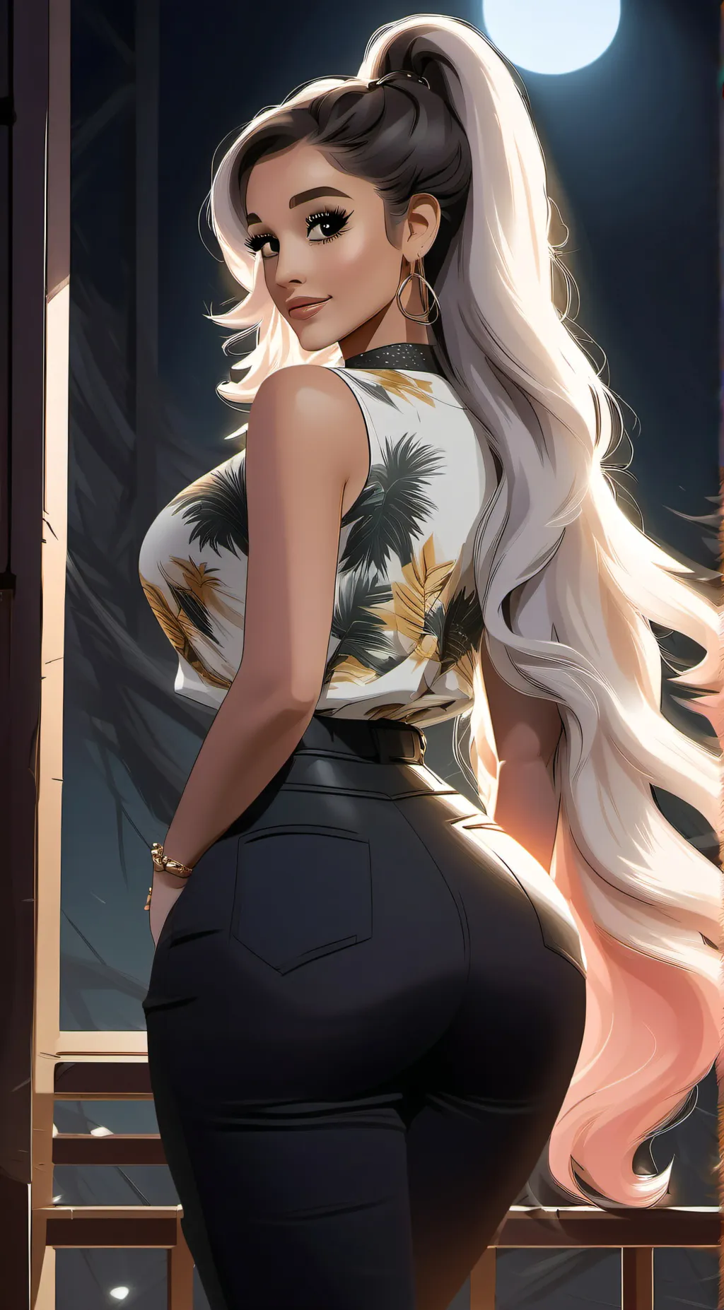 ai character: ♡Ariana Grande ♡ background