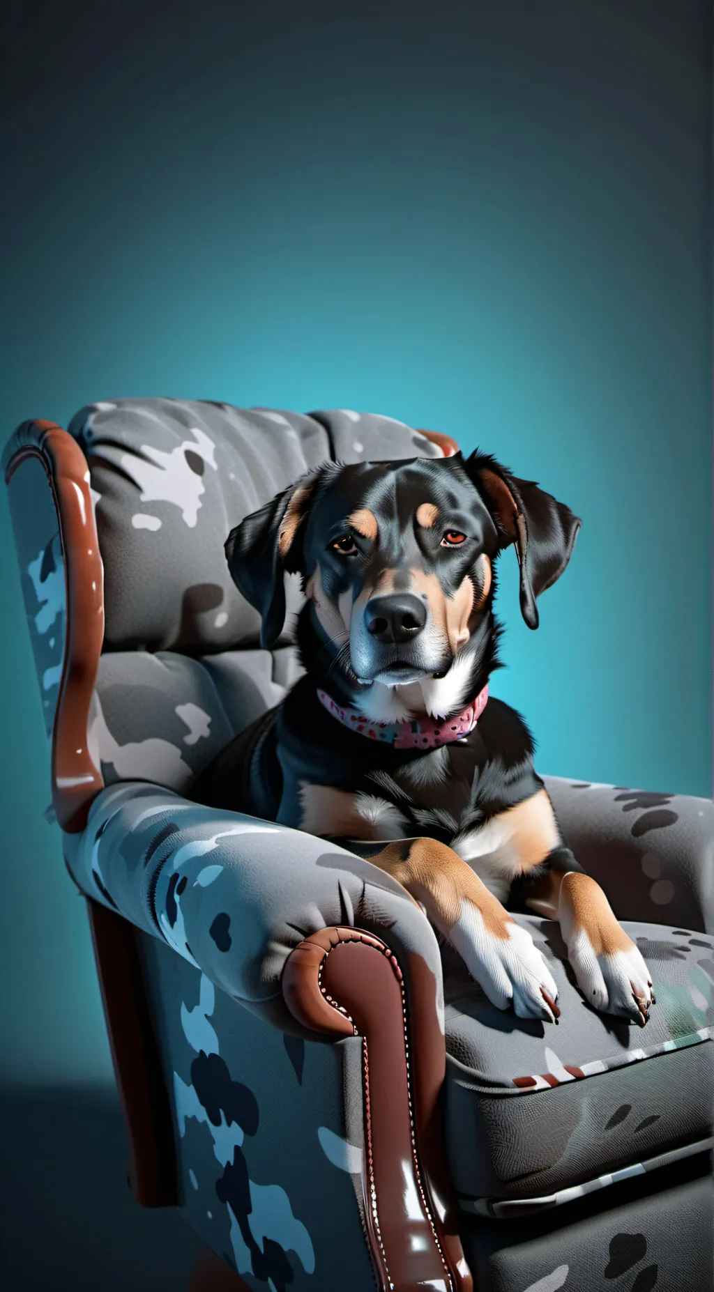 ai character: otter  background