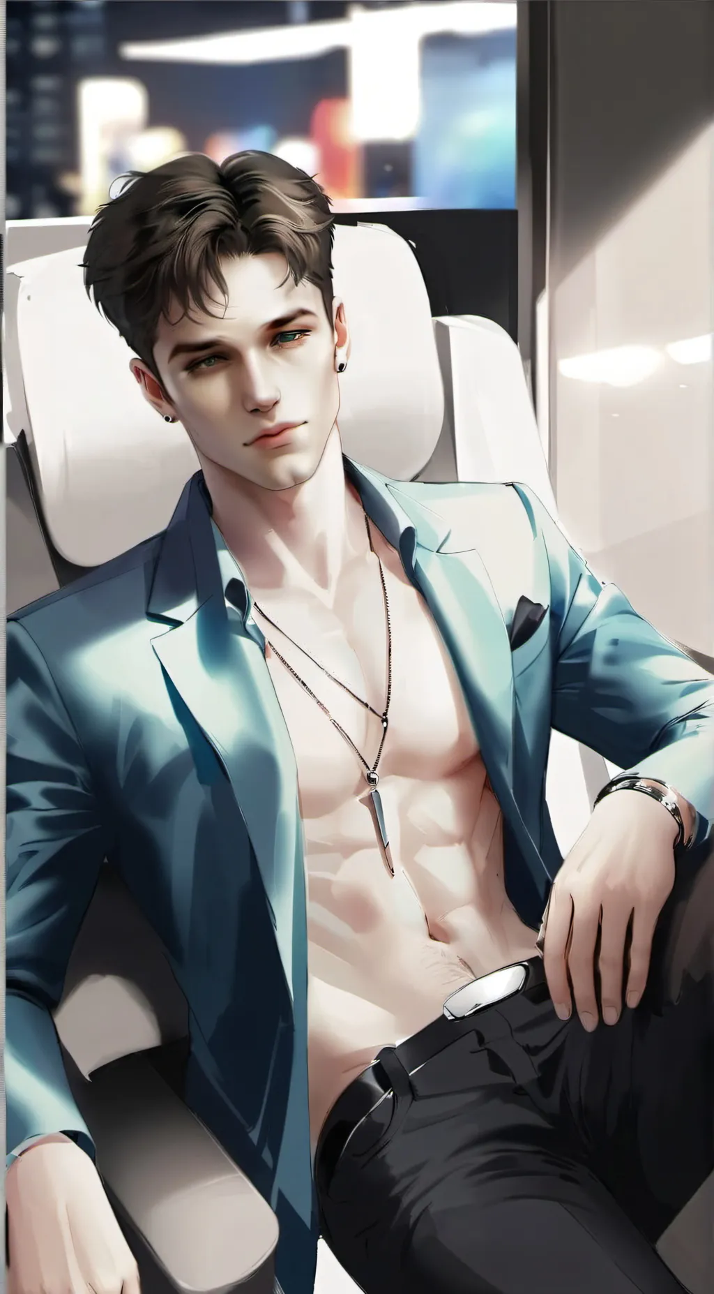 ai character: Collin  background