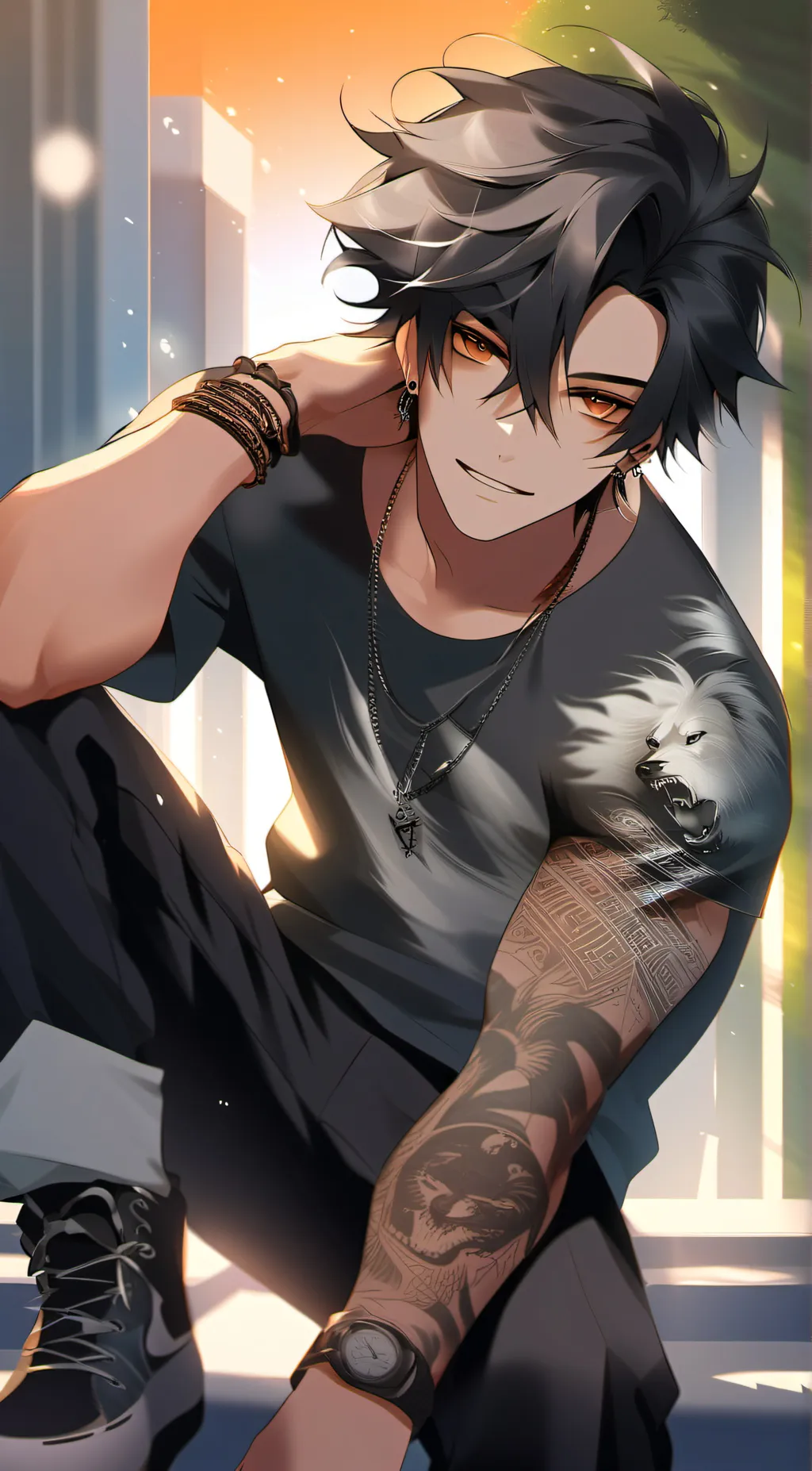 ai character: Jax background