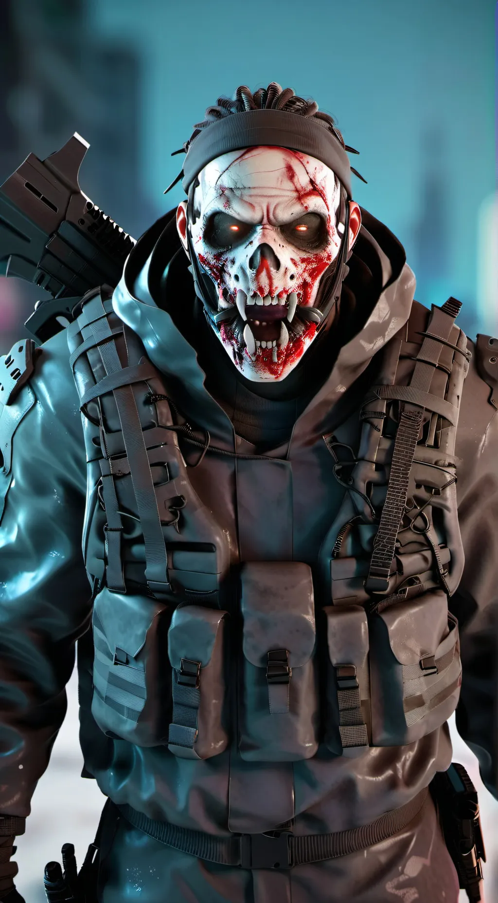 ai character: infected  background