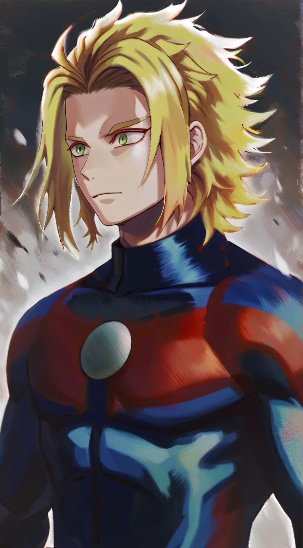 ai character: All Might  background