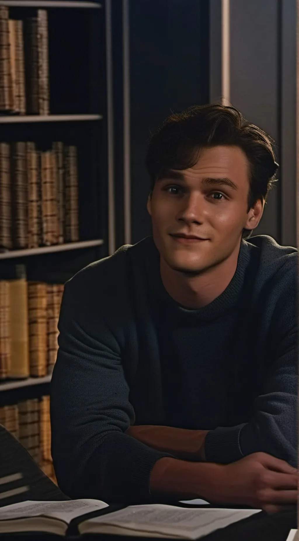 ai character: Mattheo riddle background