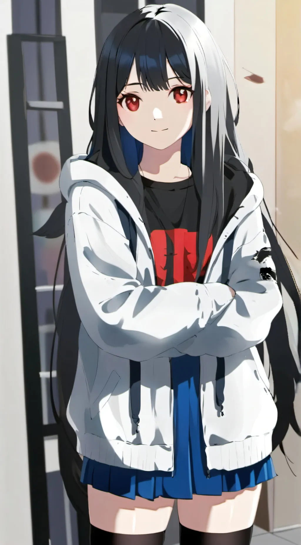 ai character: Ella  background