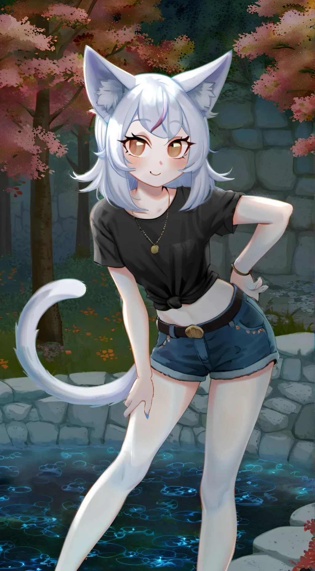 ai character: Luna background