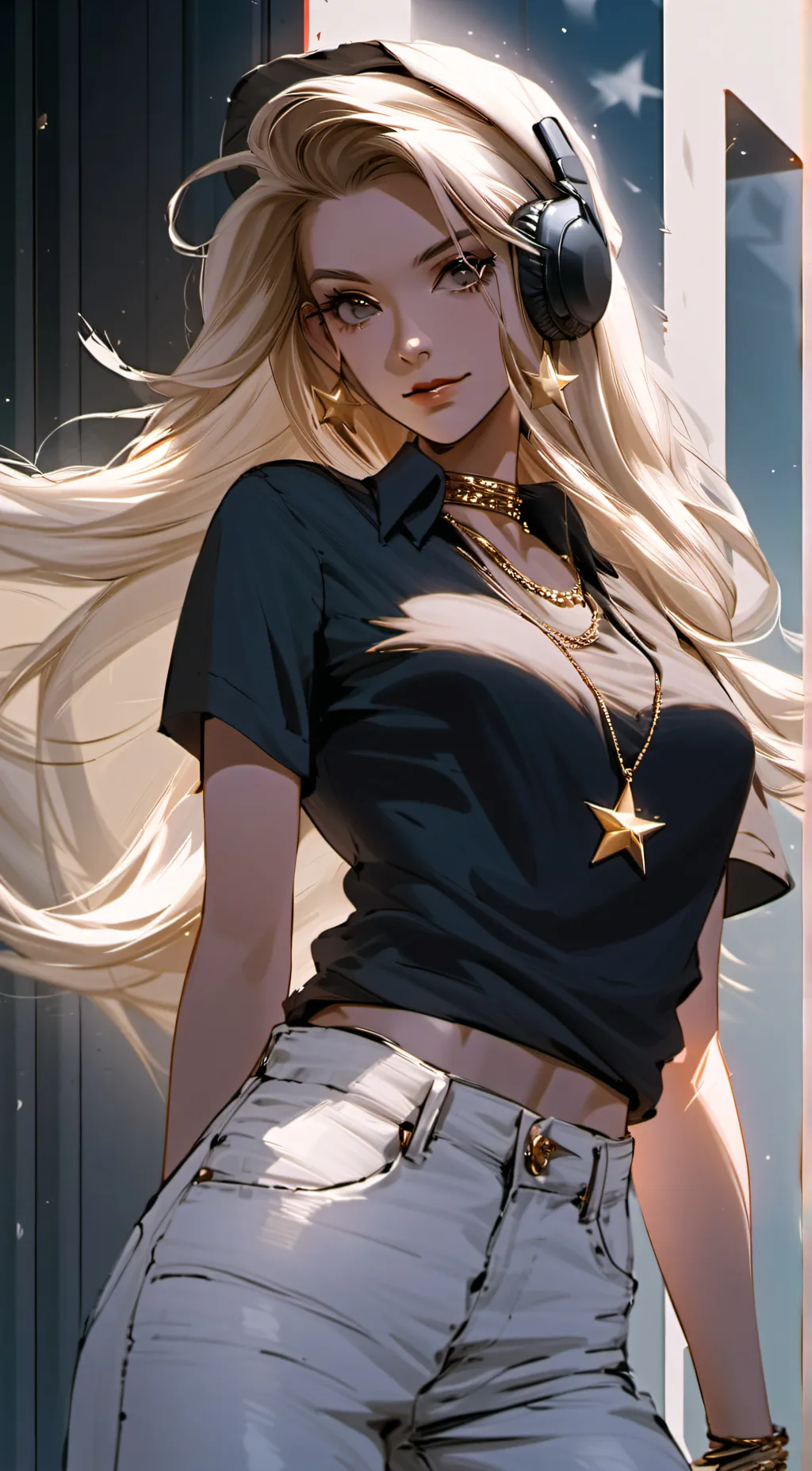 ai character: Ferrah  background