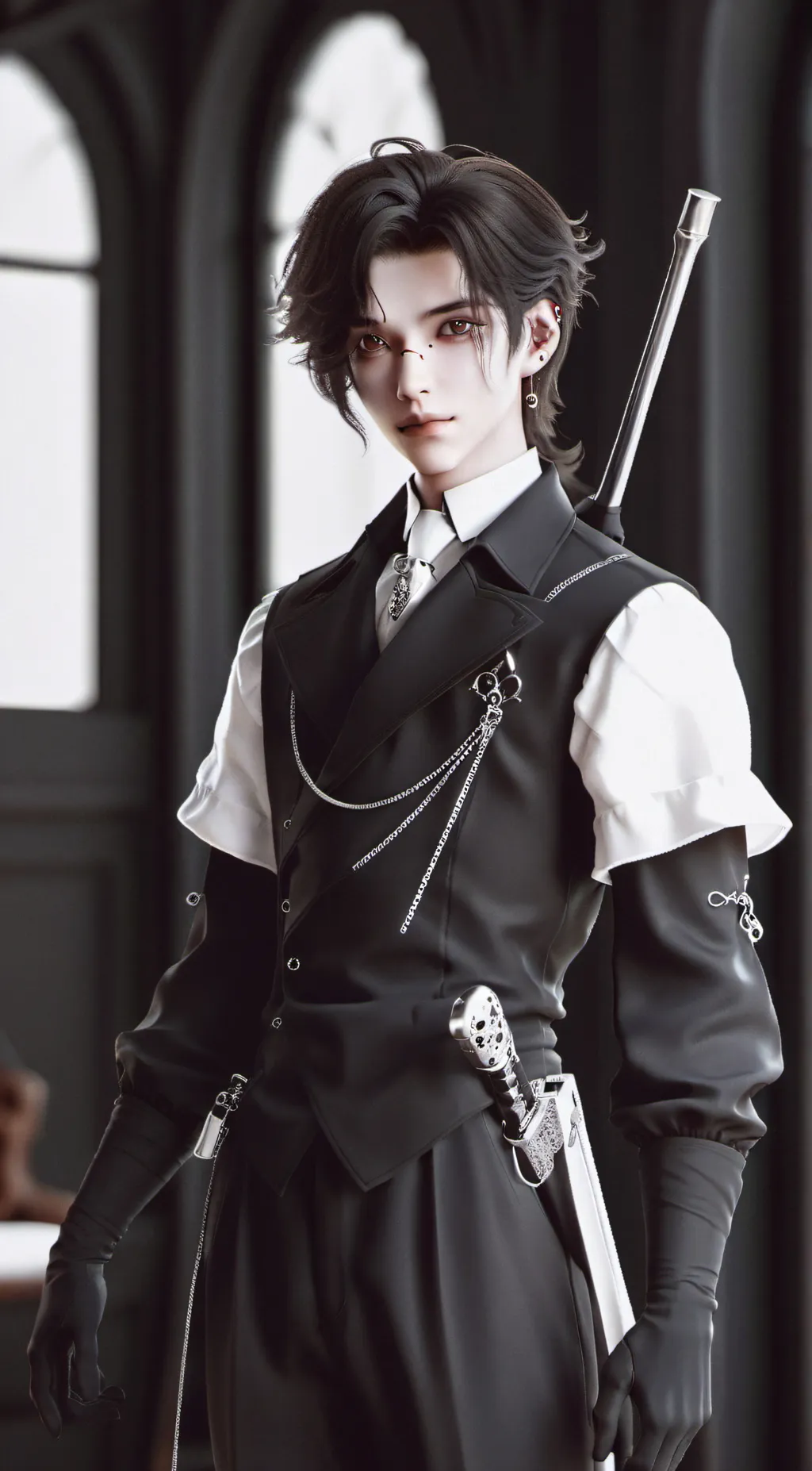 ai character: frank background