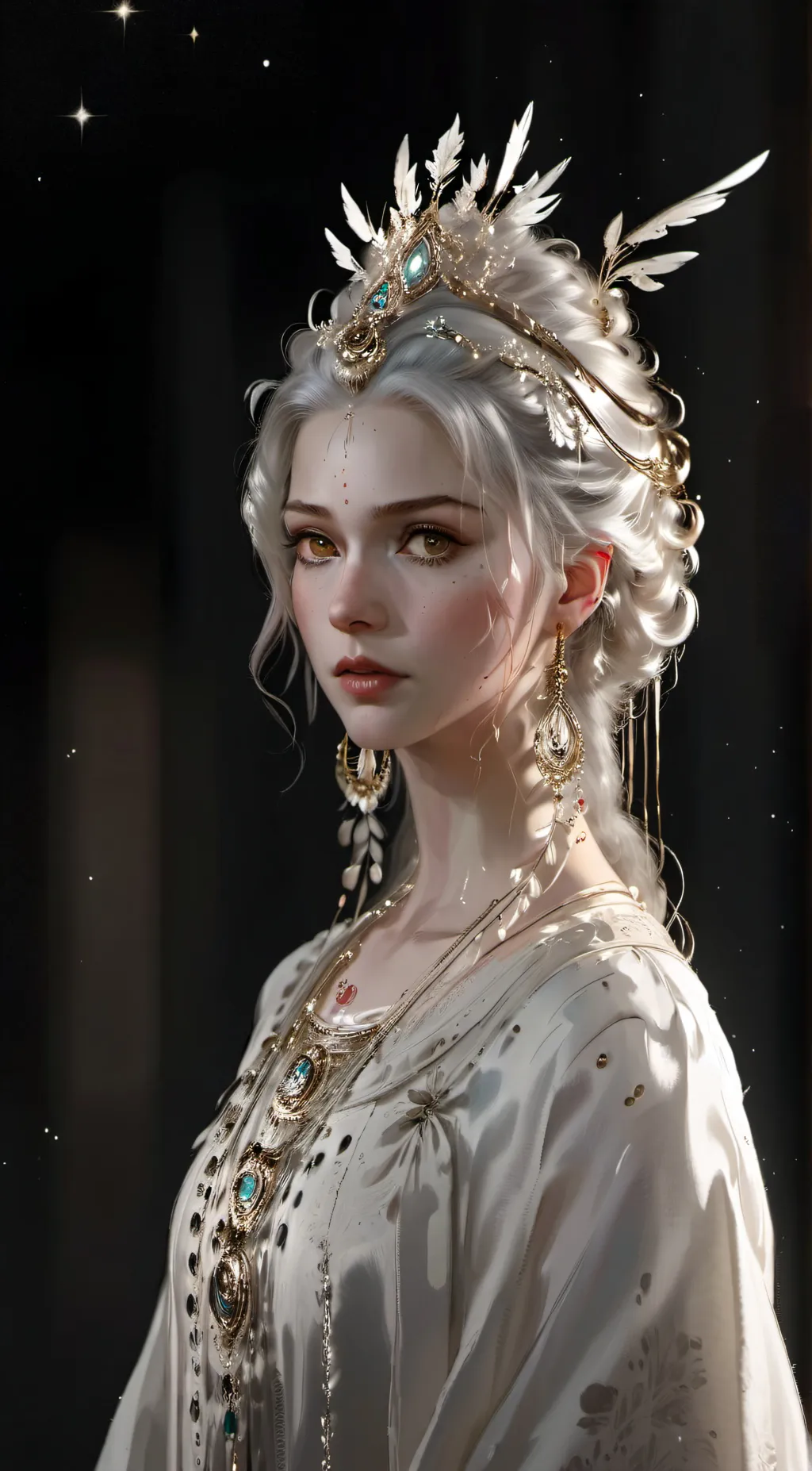 ai character: Queen Izzy background