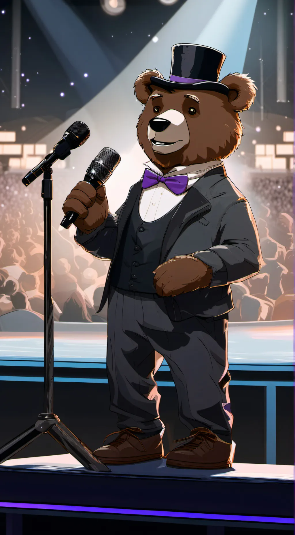 ai character: Freddy Fazbear background