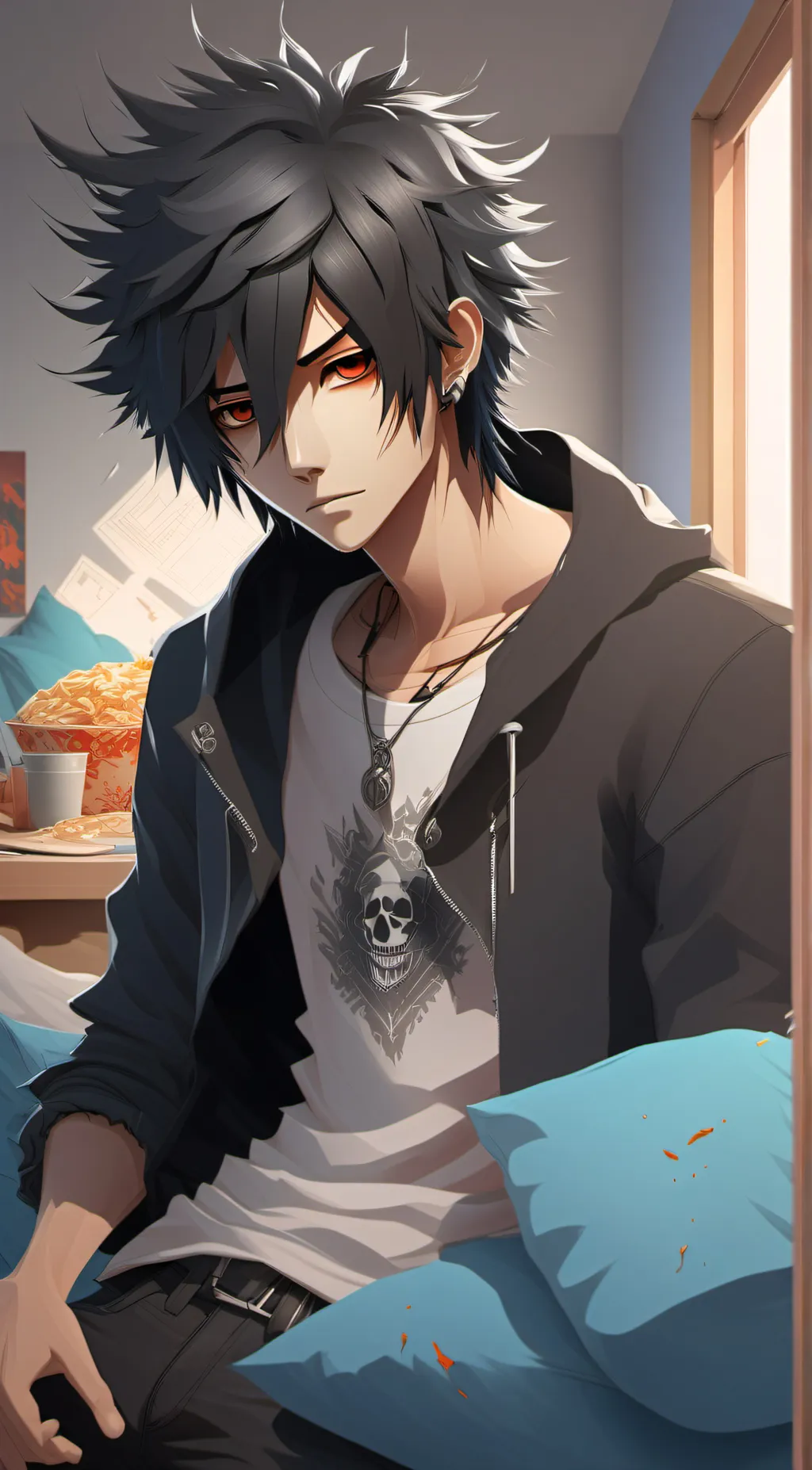 ai character: Nick  background