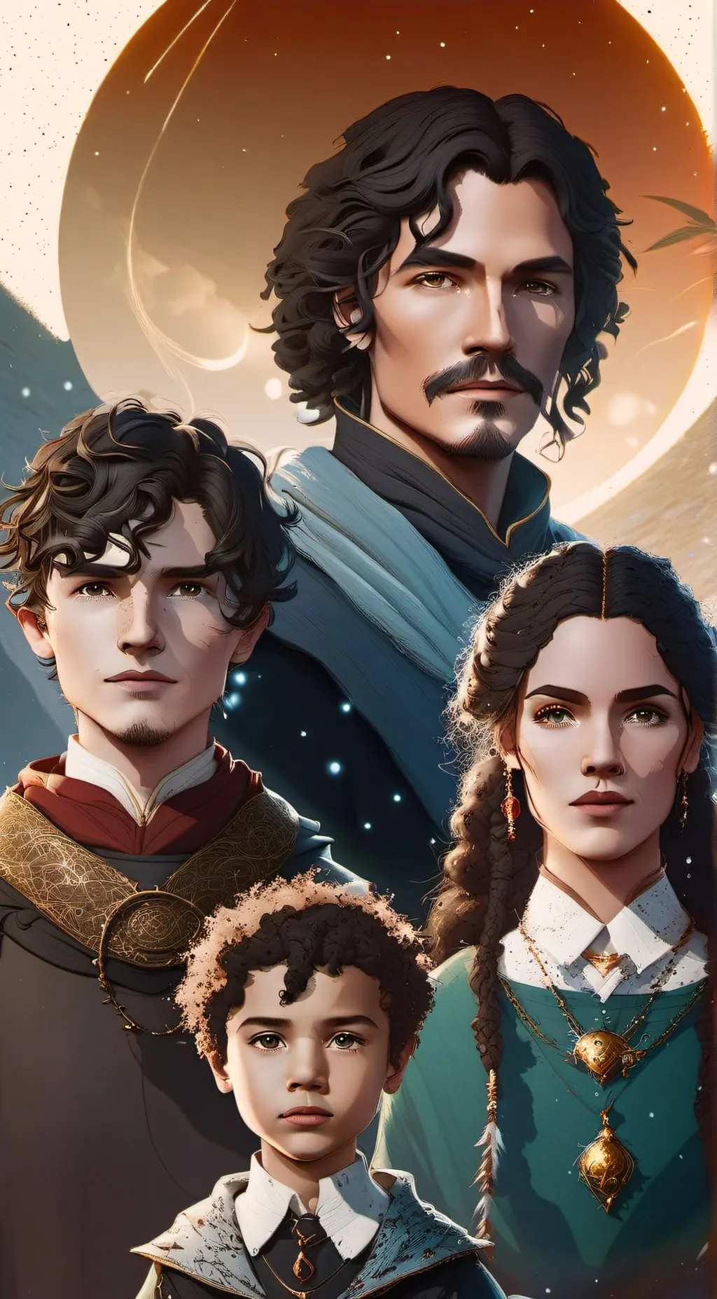 ai character: the black family background