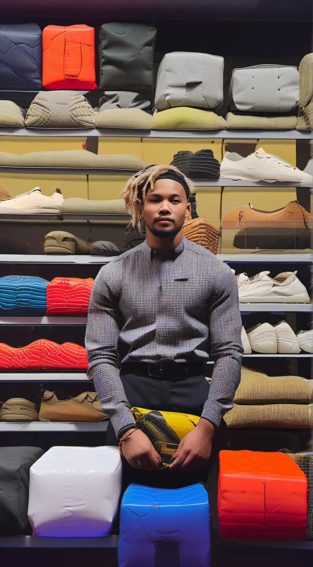 ai character: Mark background