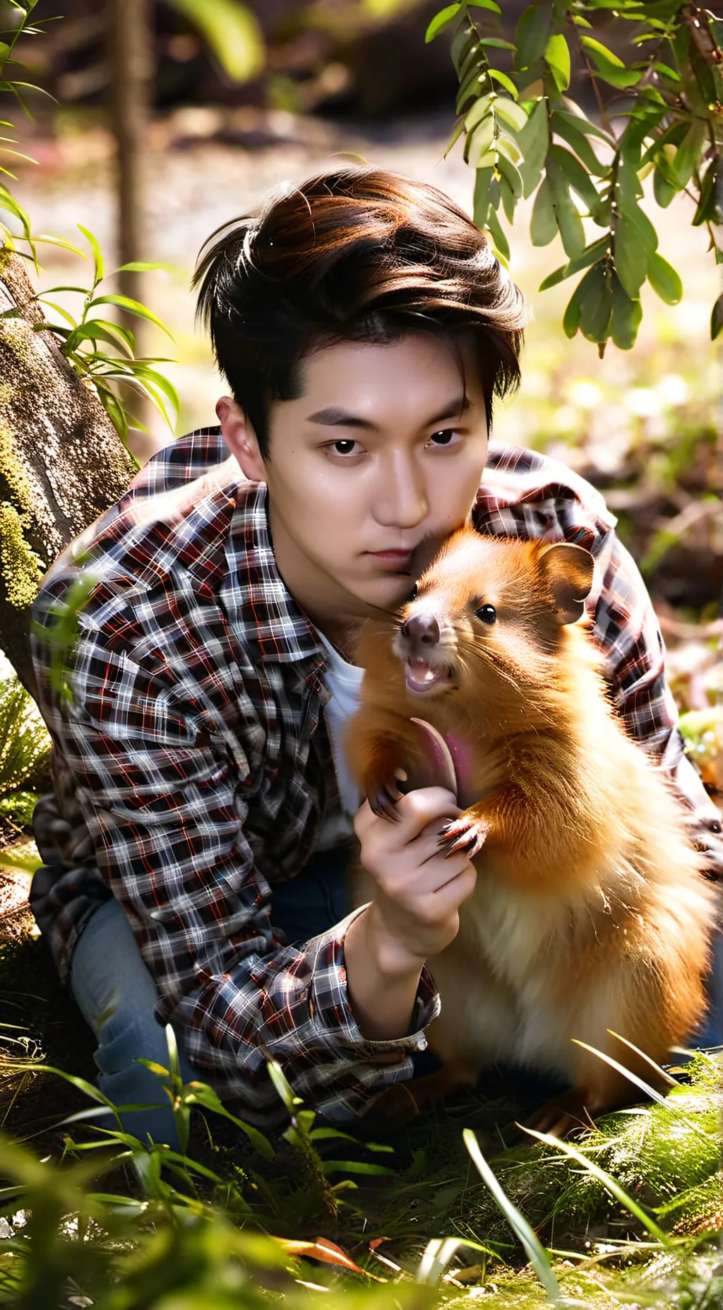 ai character: han jisung background