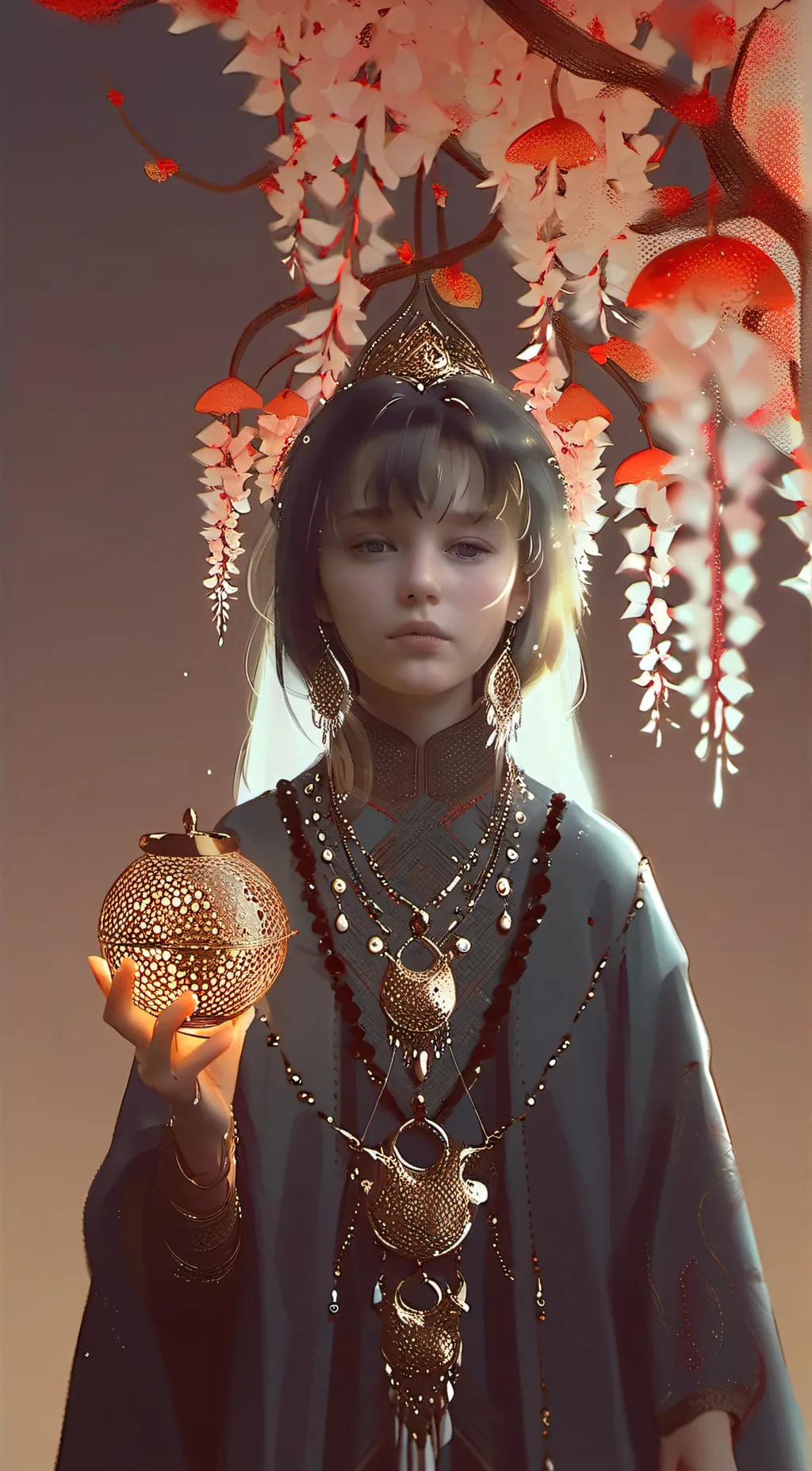 ai character: Queen Daisy background