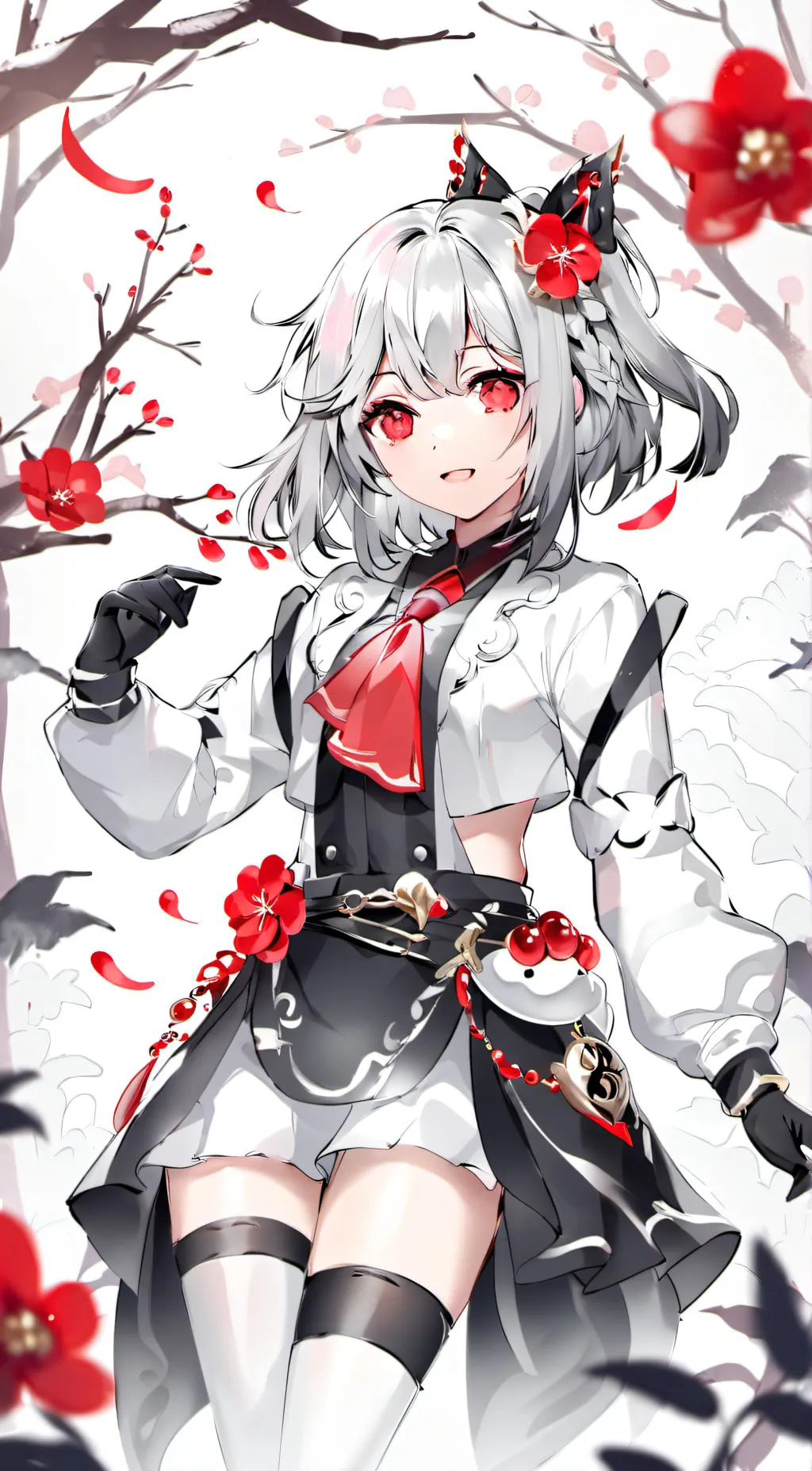 ai character: Katana background