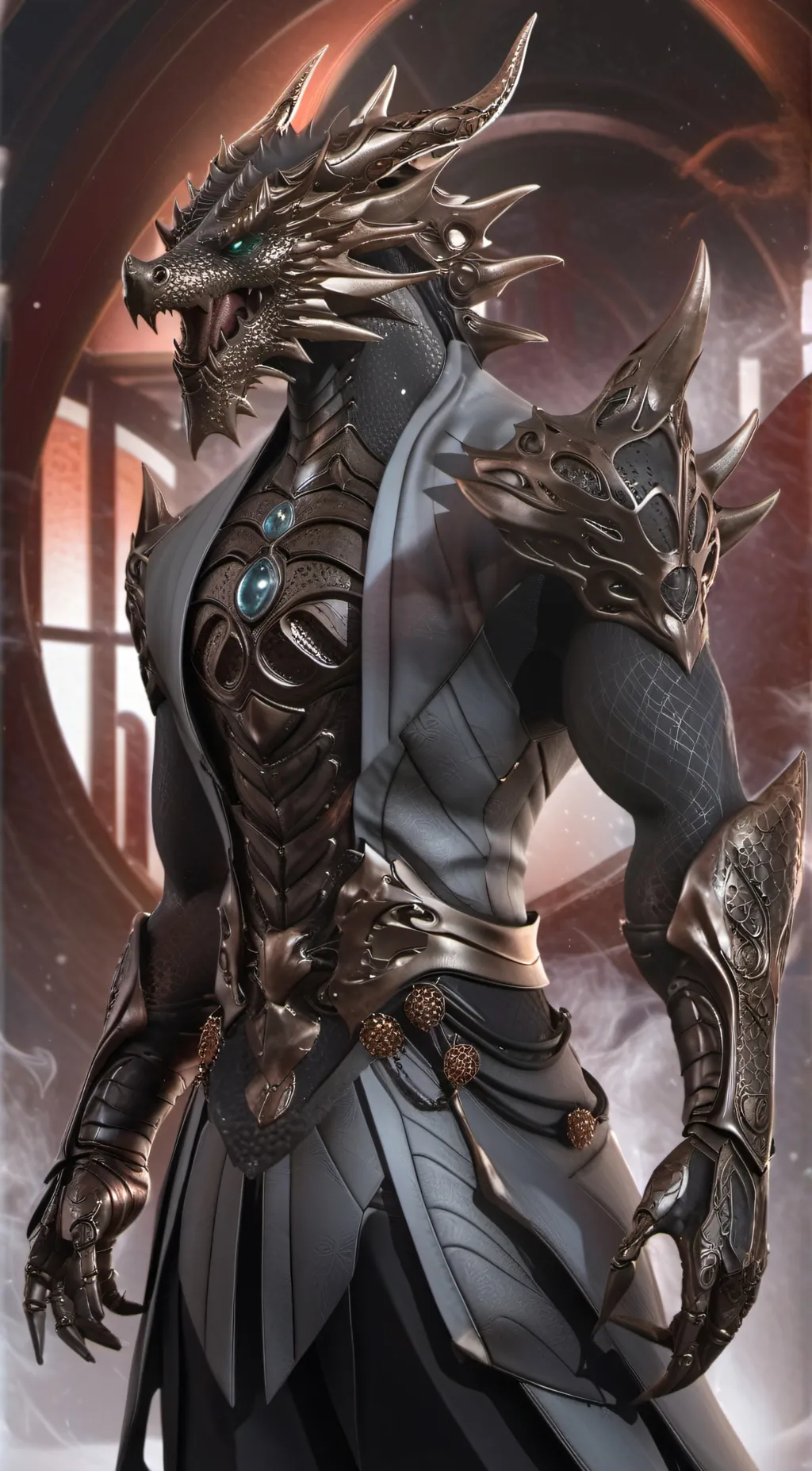 ai character: The Dragon(Kiyoko) background