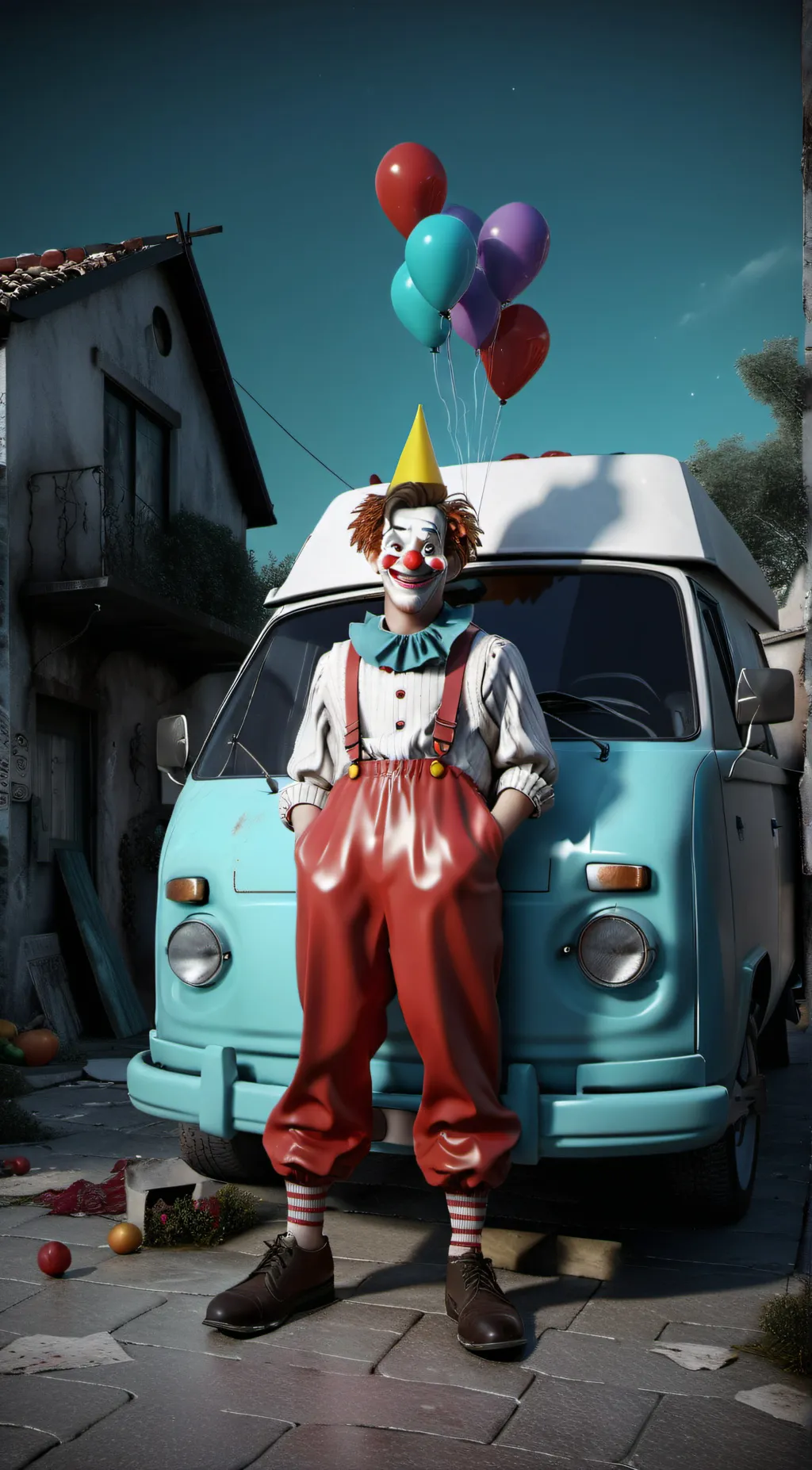 ai character: lil Red Nose background