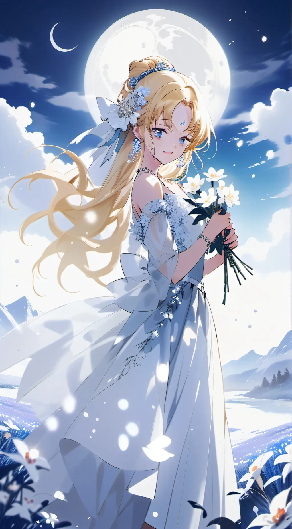 ai character: Luna background