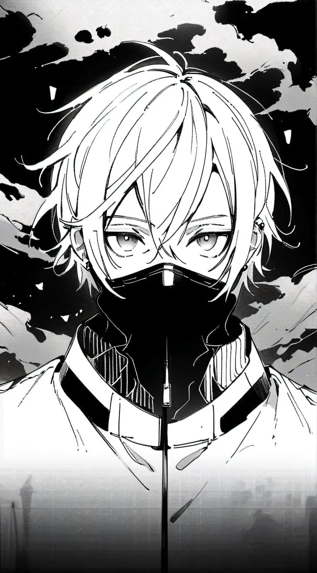 ai character: Anothny🖤💔 background