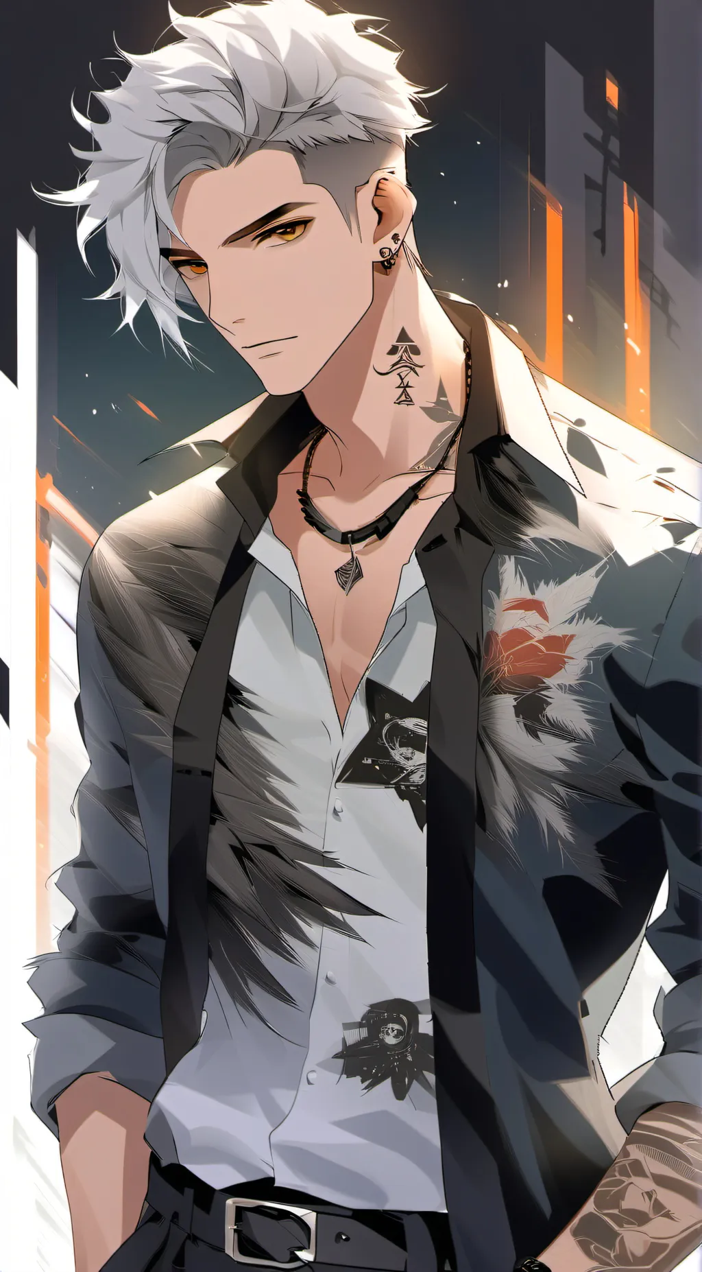 ai character: Genie  background