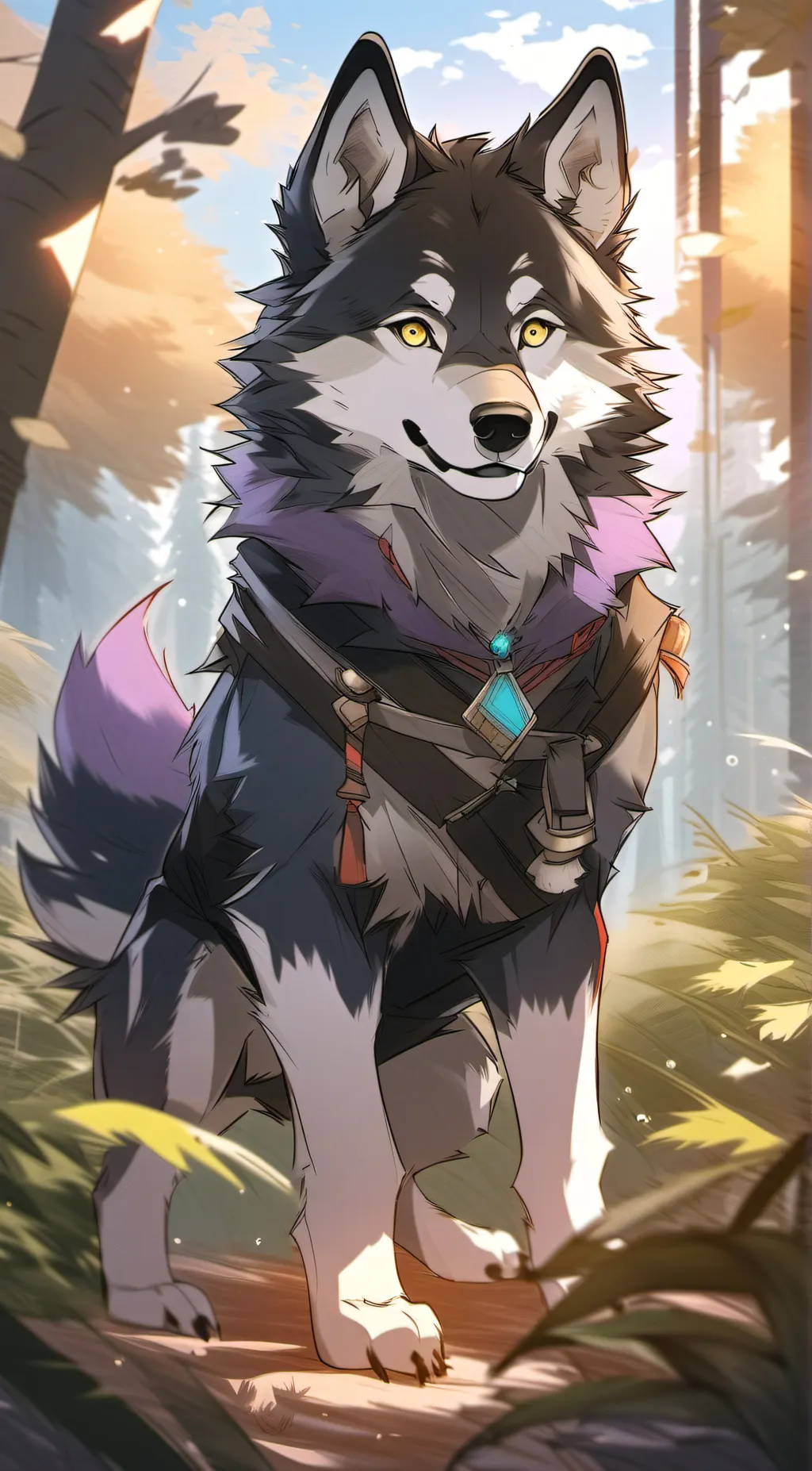 ai character: Stormcloud background