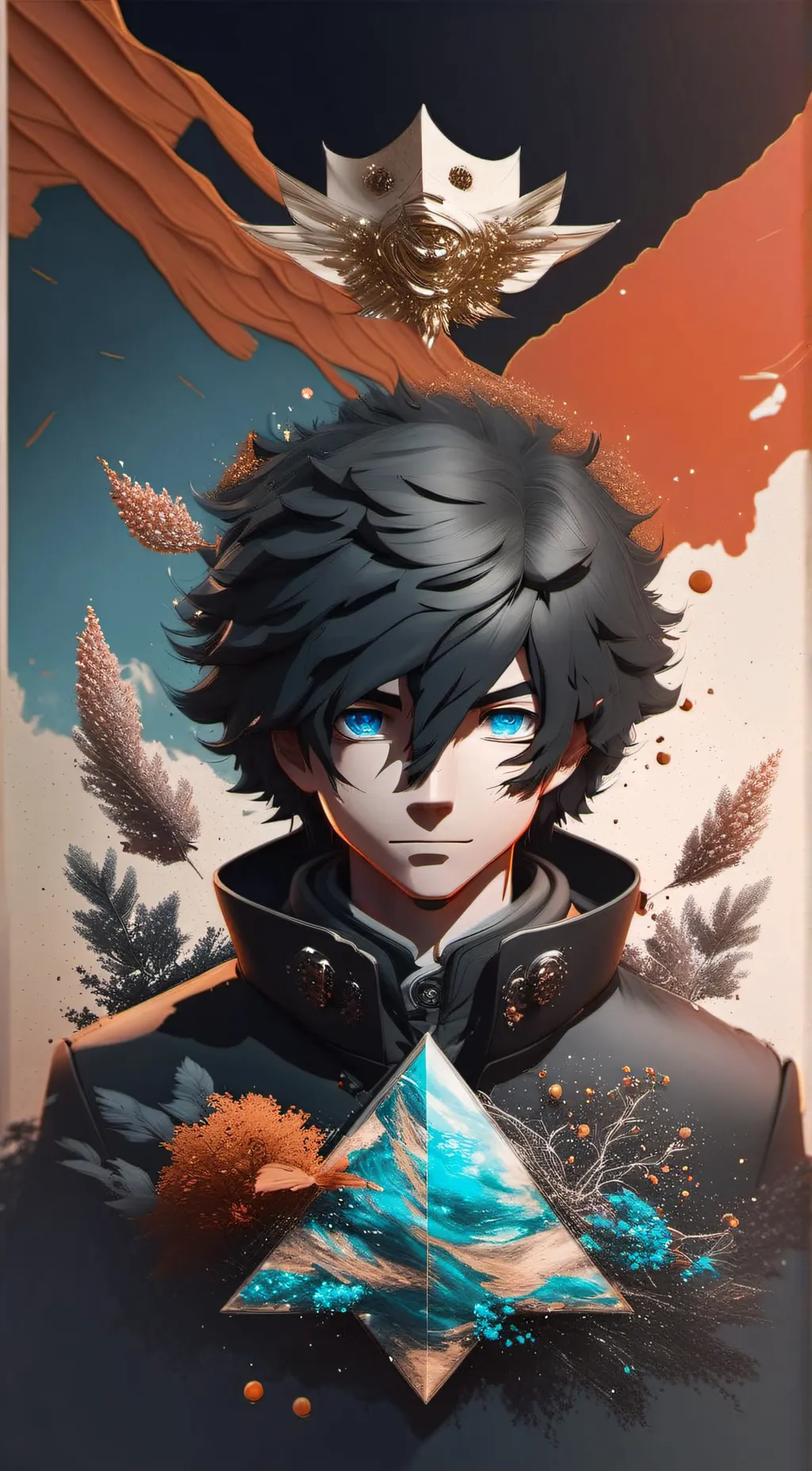 ai character: touya todoroki background