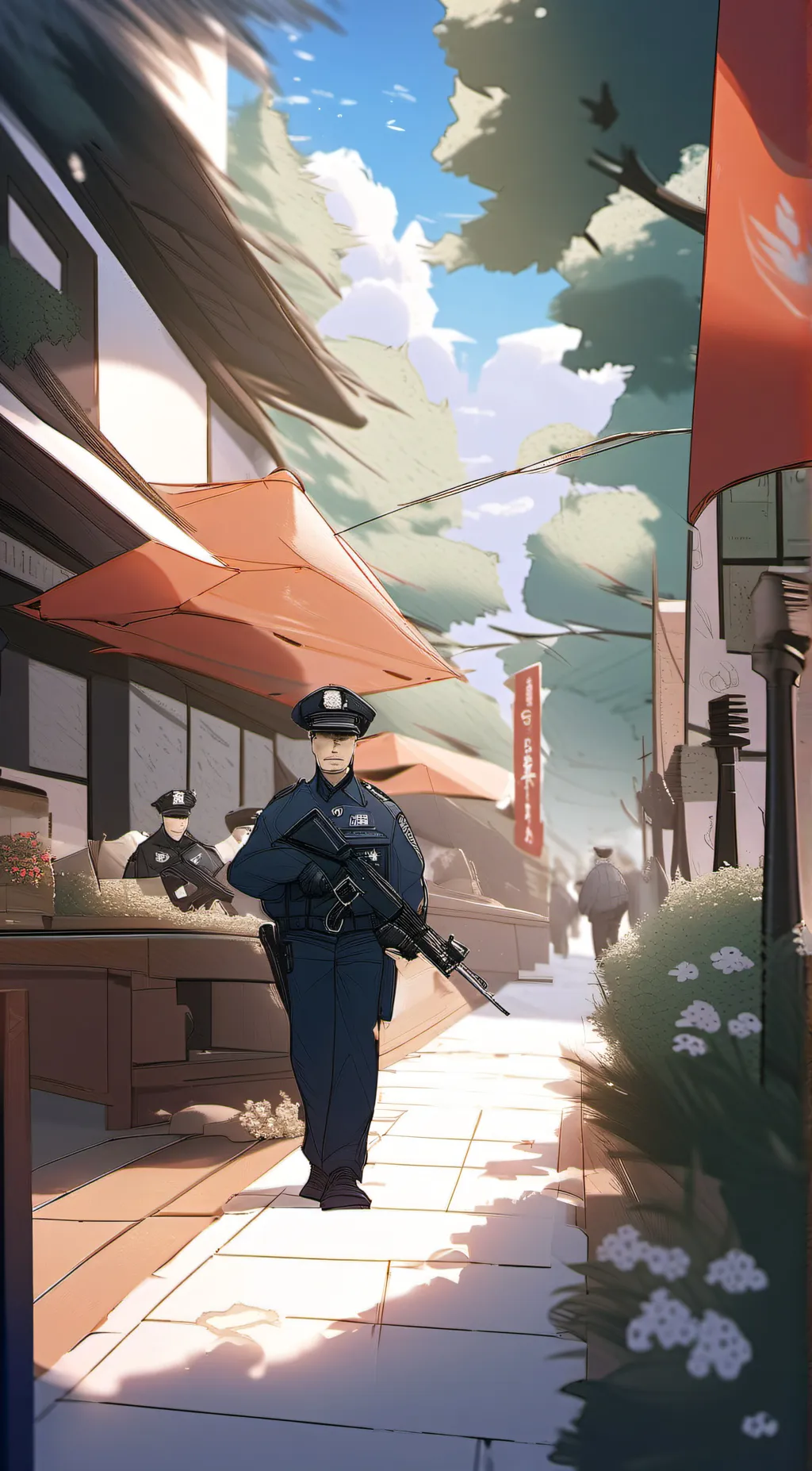 ai character: Police background