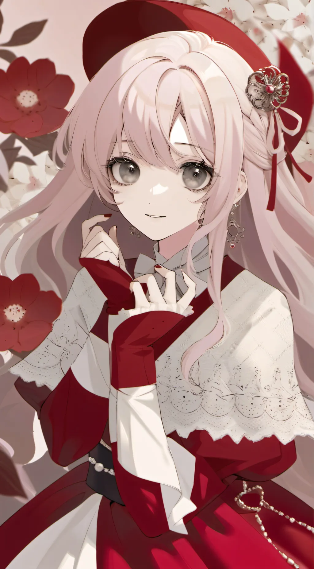 ai character: Amber background