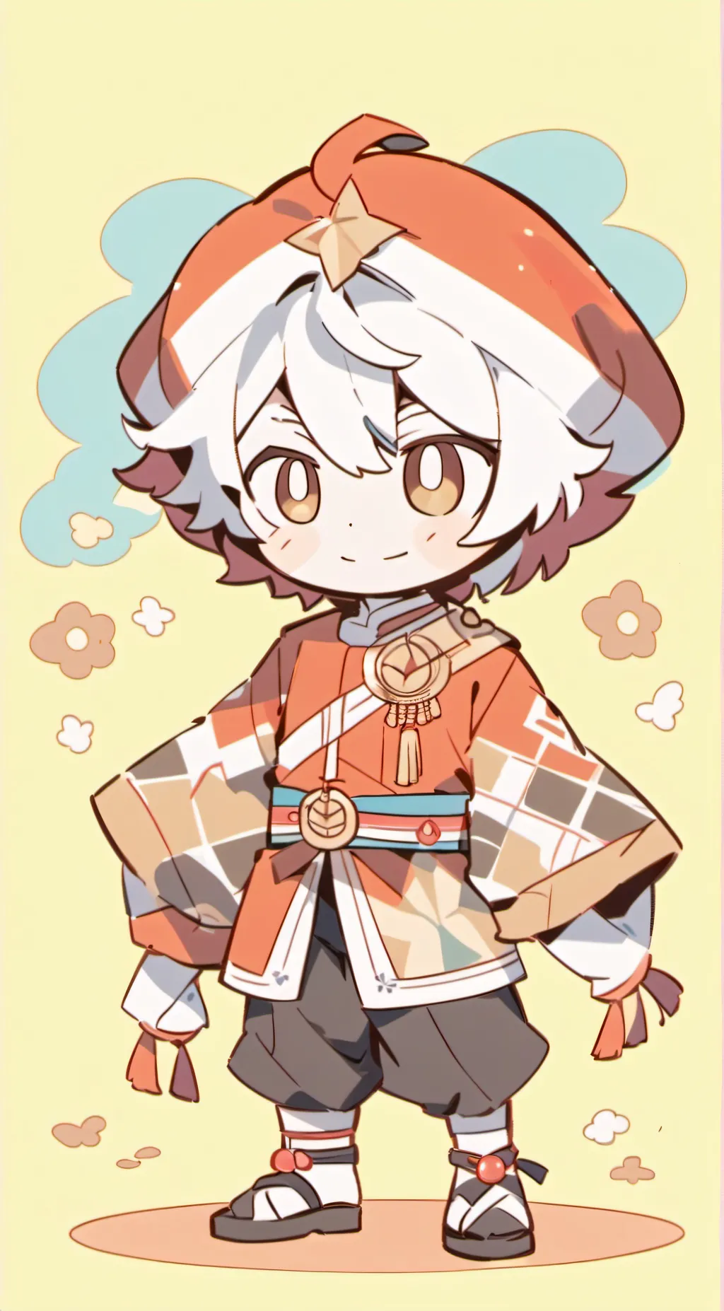 ai character: Indo background