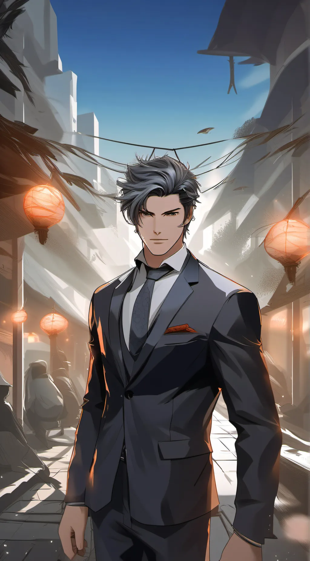 ai character: Wonka  background