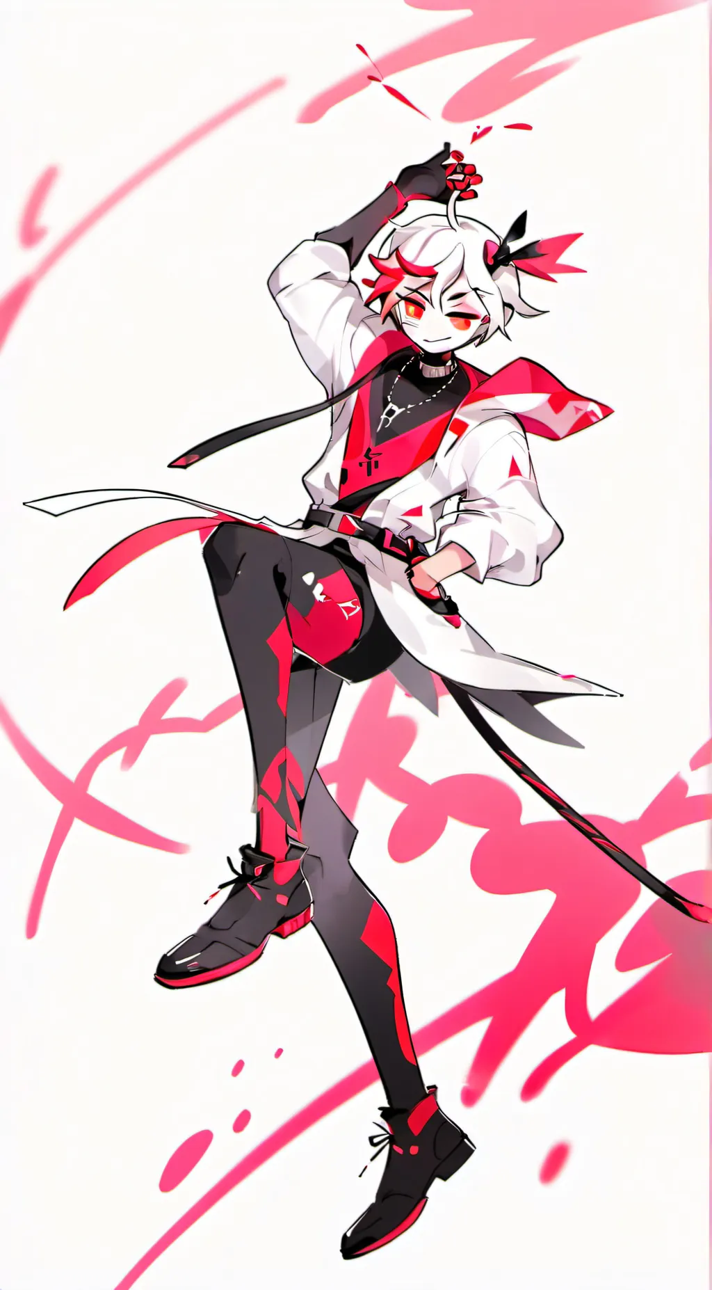 ai character: angle hazbin hotel background